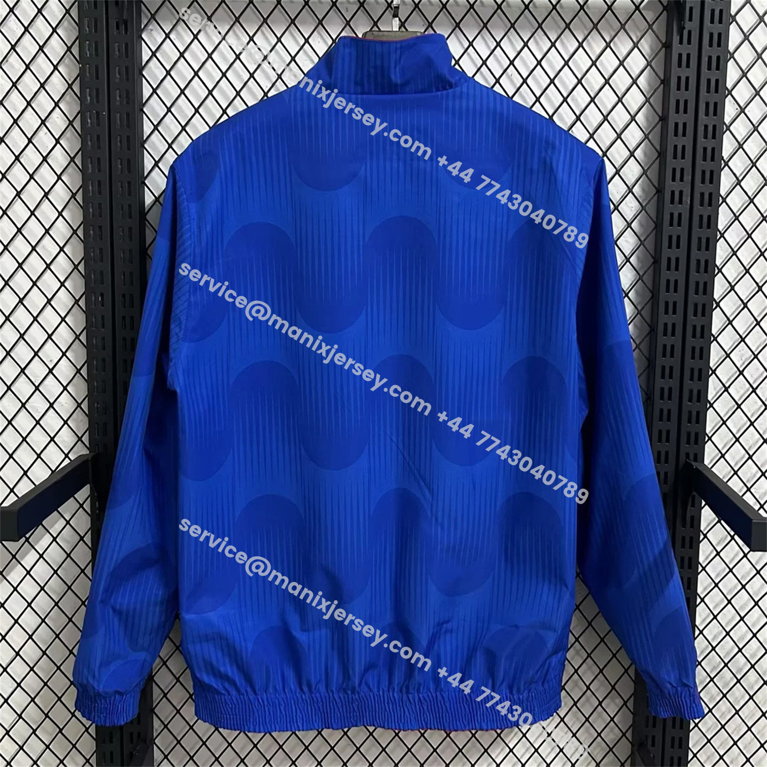 ManixJersey.com | Spain 2026 Pre-Match Double Sided Reversible Windbreaker - Red -Customize Name, Number and Patch | Worldwide Shipping