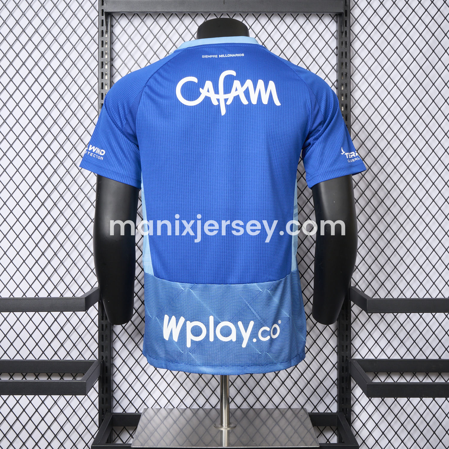 ManixJersey.com | Millonarios 25-26 Home Jersey - Player Version -Customize Name, Number and Patch | Worldwide Shipping