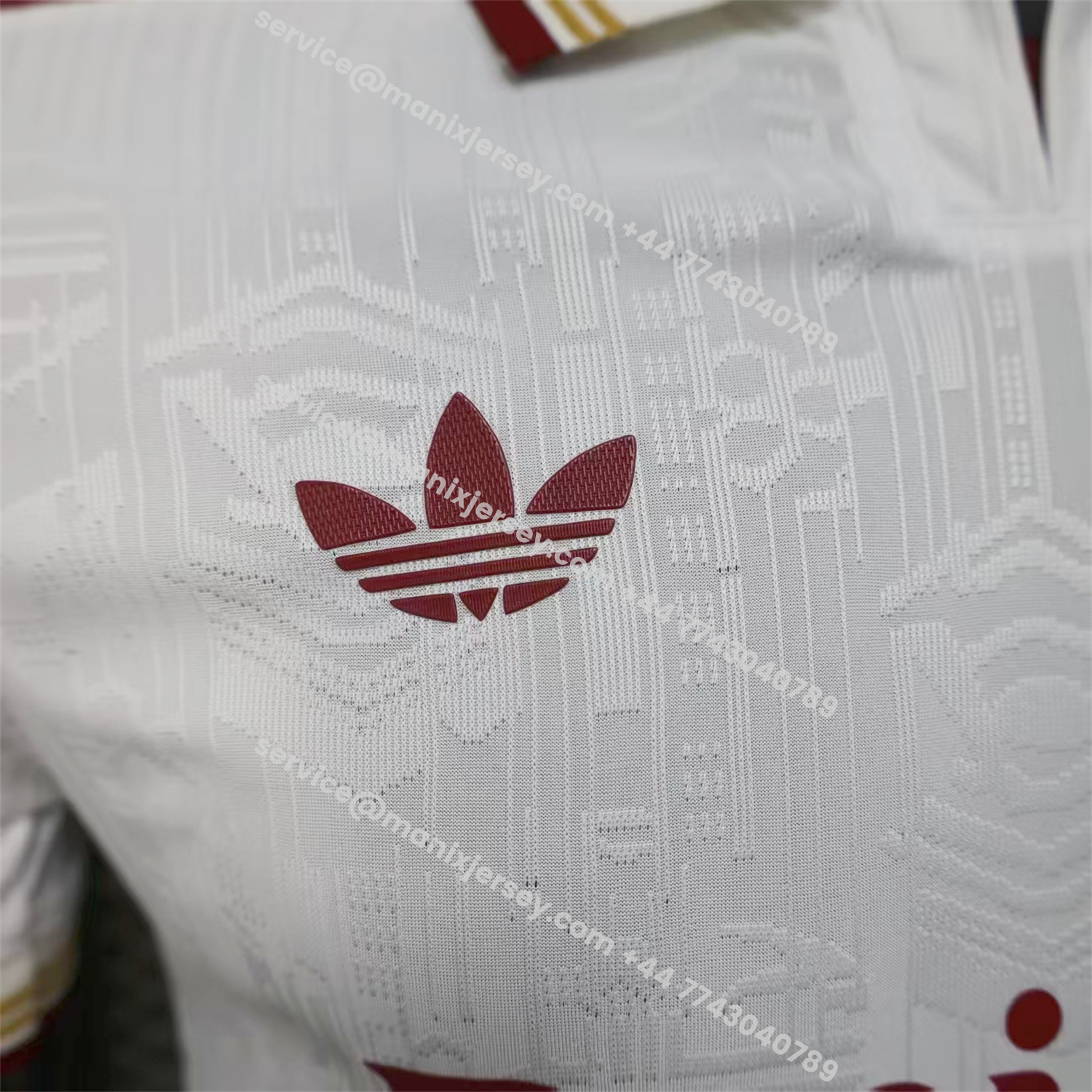 ManixJersey.com | Arsenal 25-26 Third White Jersey - Player Version -Customize Name, Number and Patch | Worldwide Shipping