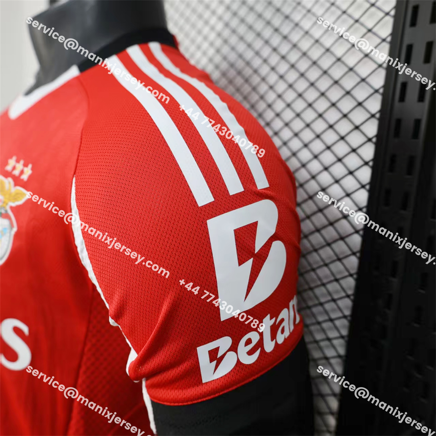 ManixJersey.com | Benfica 25-26 Home Jersey - Player Version -Customize Name, Number and Patch | Worldwide Shipping