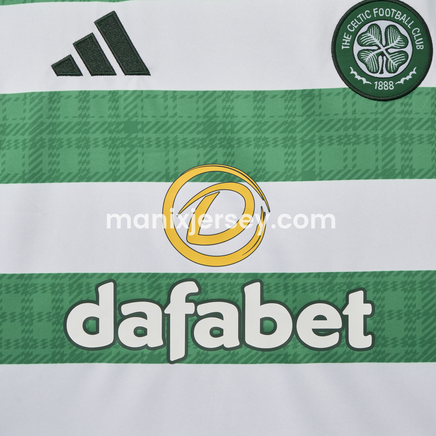 ManixJersey.com | Celtic 25-26 Home Jersey - Fans Version -Customize Name, Number and Patch | Worldwide Shipping