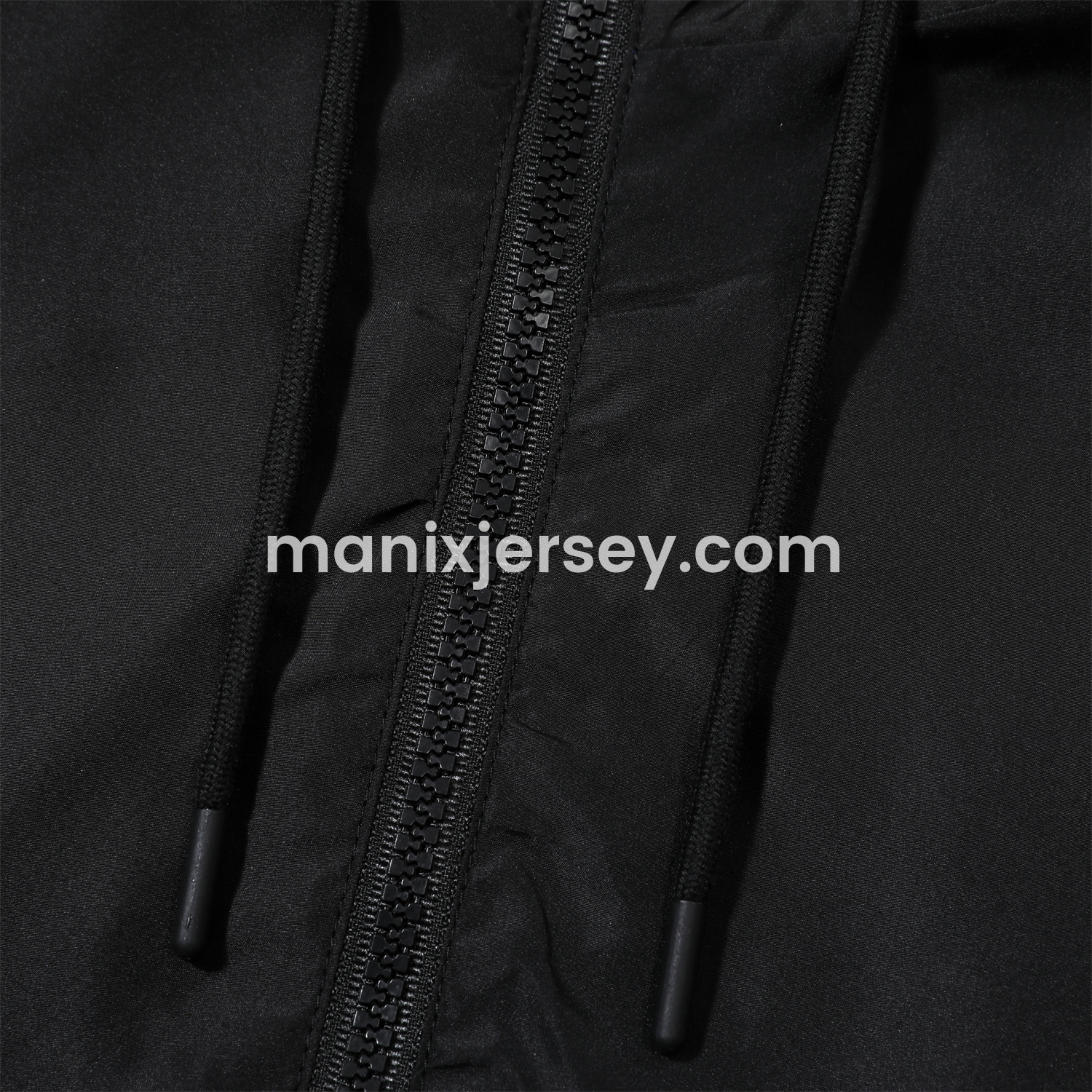 ManixJersey.com | Juventus 25-26 Terrace Icon Windbreaker Jacket - Black -Customize Name, Number and Patch | Worldwide Shipping