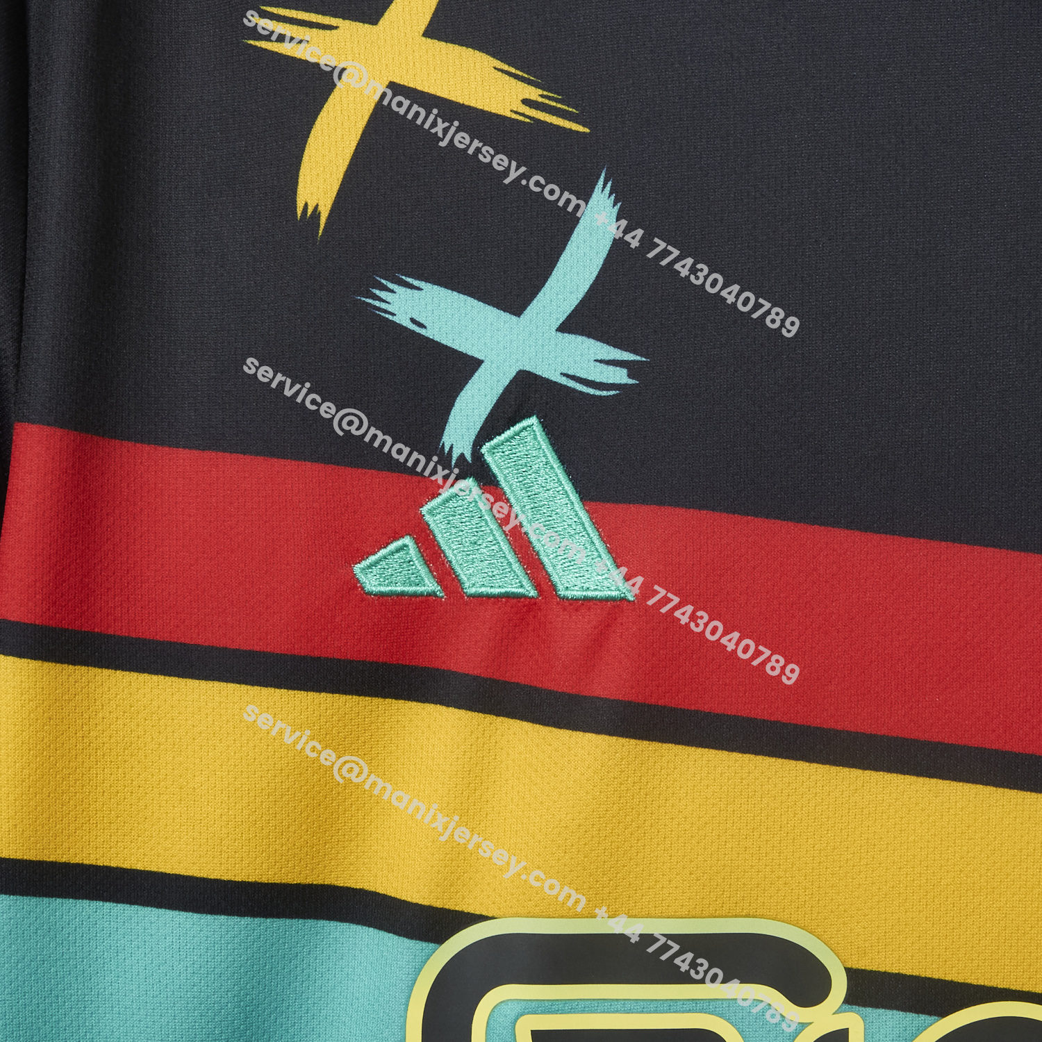 ManixJersey.com | Ajax 25-26 Graffiti Special Jersey - Fans Version -Customize Name, Number and Patch | Worldwide Shipping