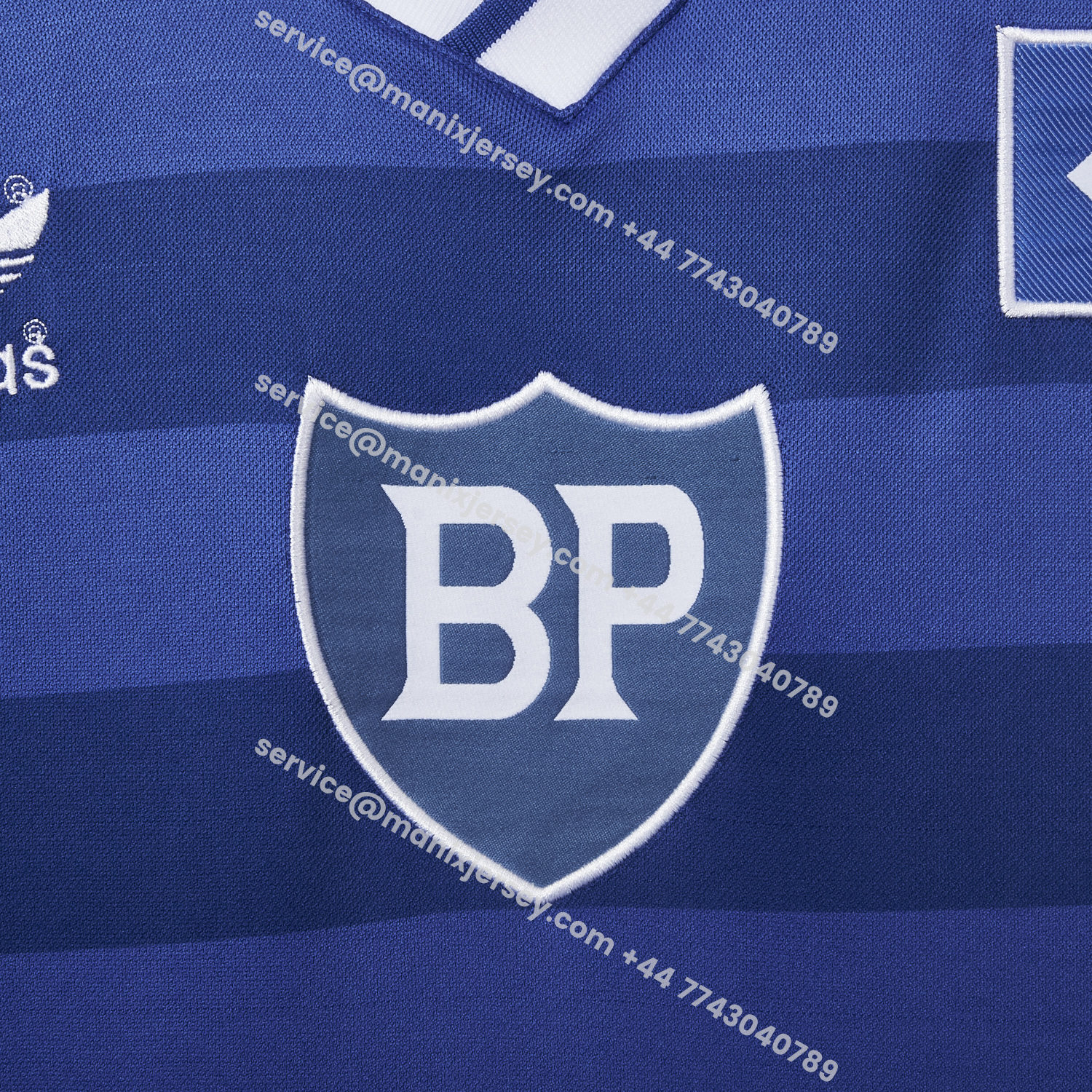 ManixJersey.com | Retro Hamburger SV 1986-87 Away Blue Jersey -Customize Name, Number and Patch | Worldwide Shipping