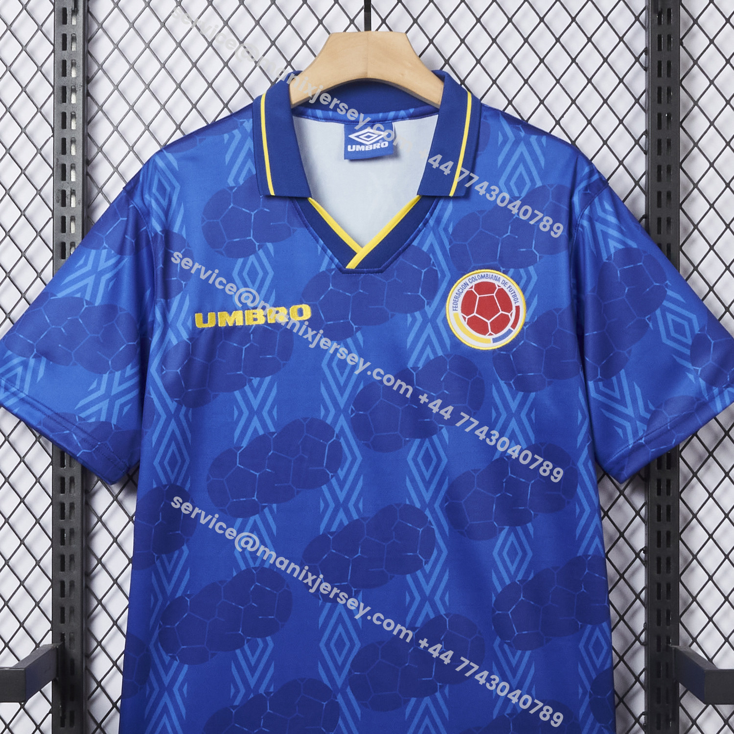 ManixJersey.com | Retro Colombia 1994 Away Jersey -Customize Name, Number and Patch | Worldwide Shipping