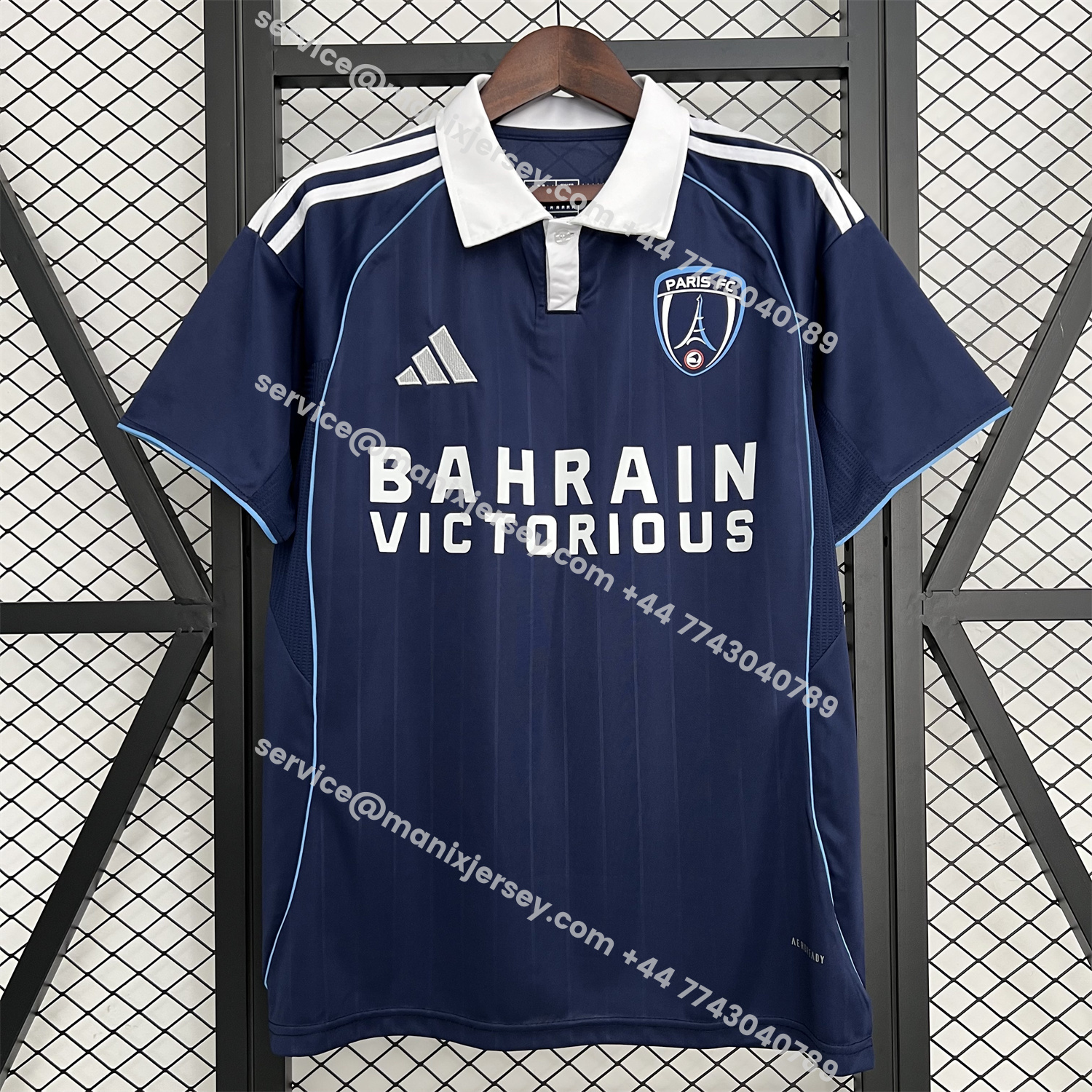 ManixJersey.com | Paris FC 25-26 Home Jersey - Fans Version -Customize Name, Number and Patch | Worldwide Shipping