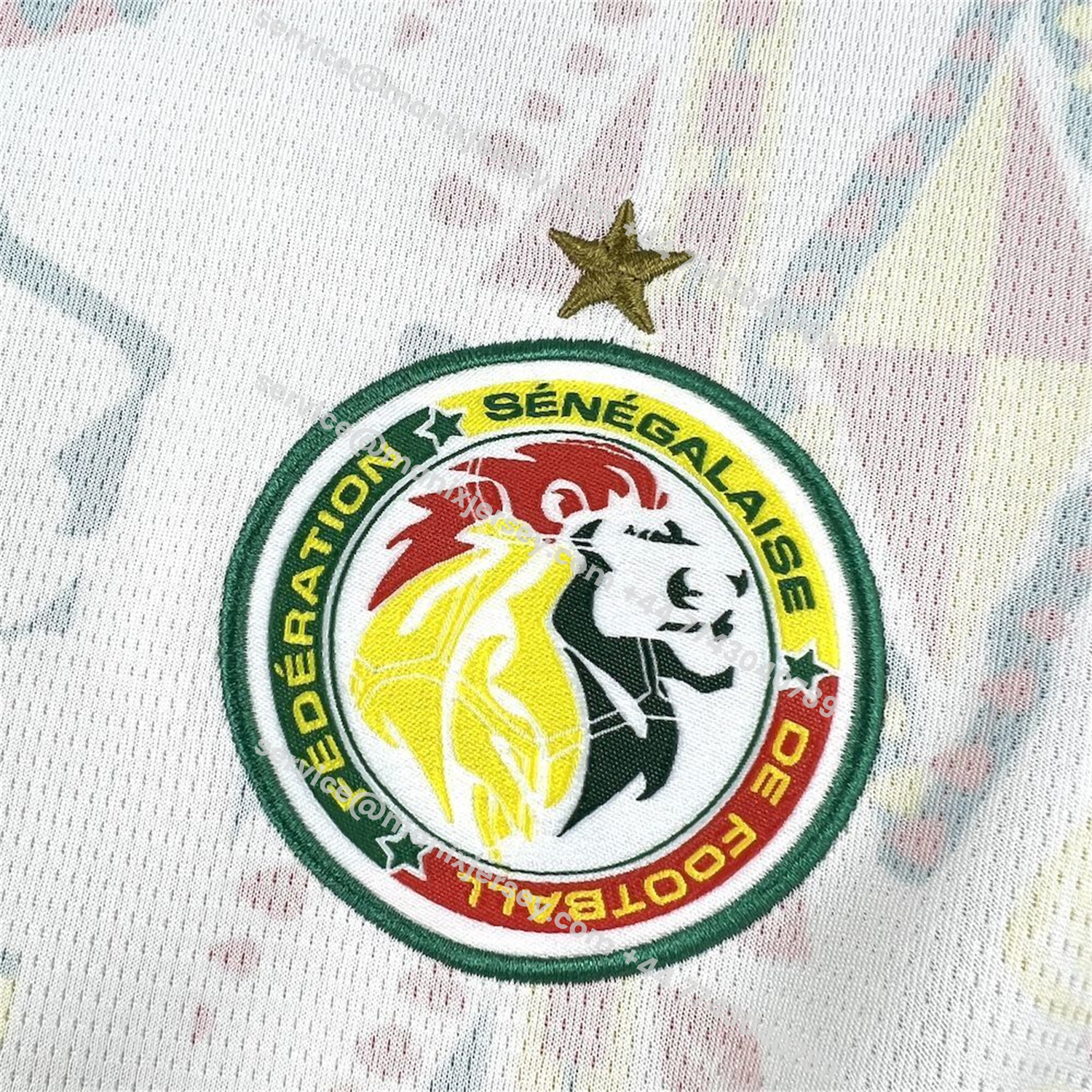 ManixJersey.com | Senegal 2026 Home White Jersey - Fans Version -Customize Name, Number and Patch | Worldwide Shipping