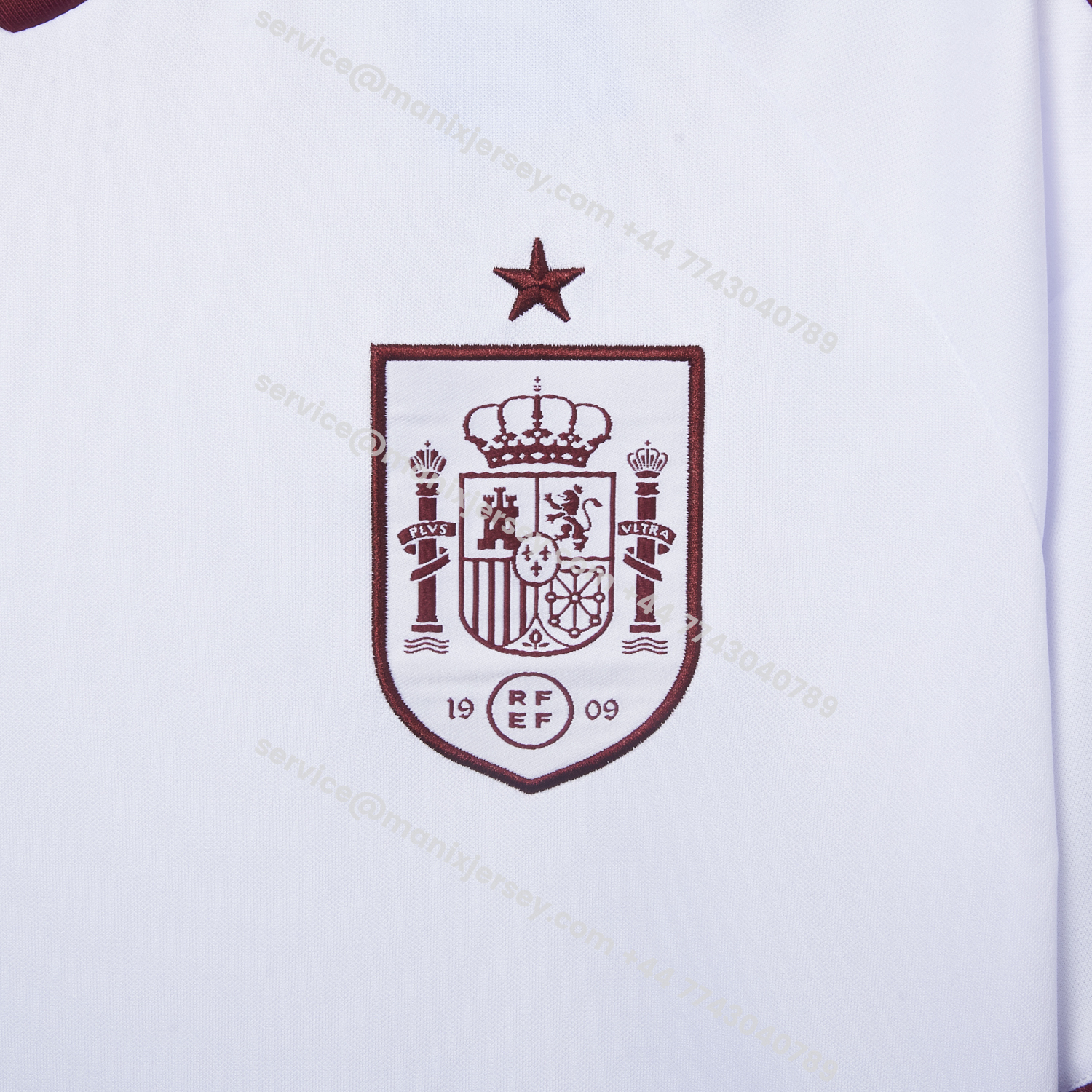 ManixJersey.com | Spain 2026 Away White Jersey - Fans Version -Customize Name, Number and Patch | Worldwide Shipping