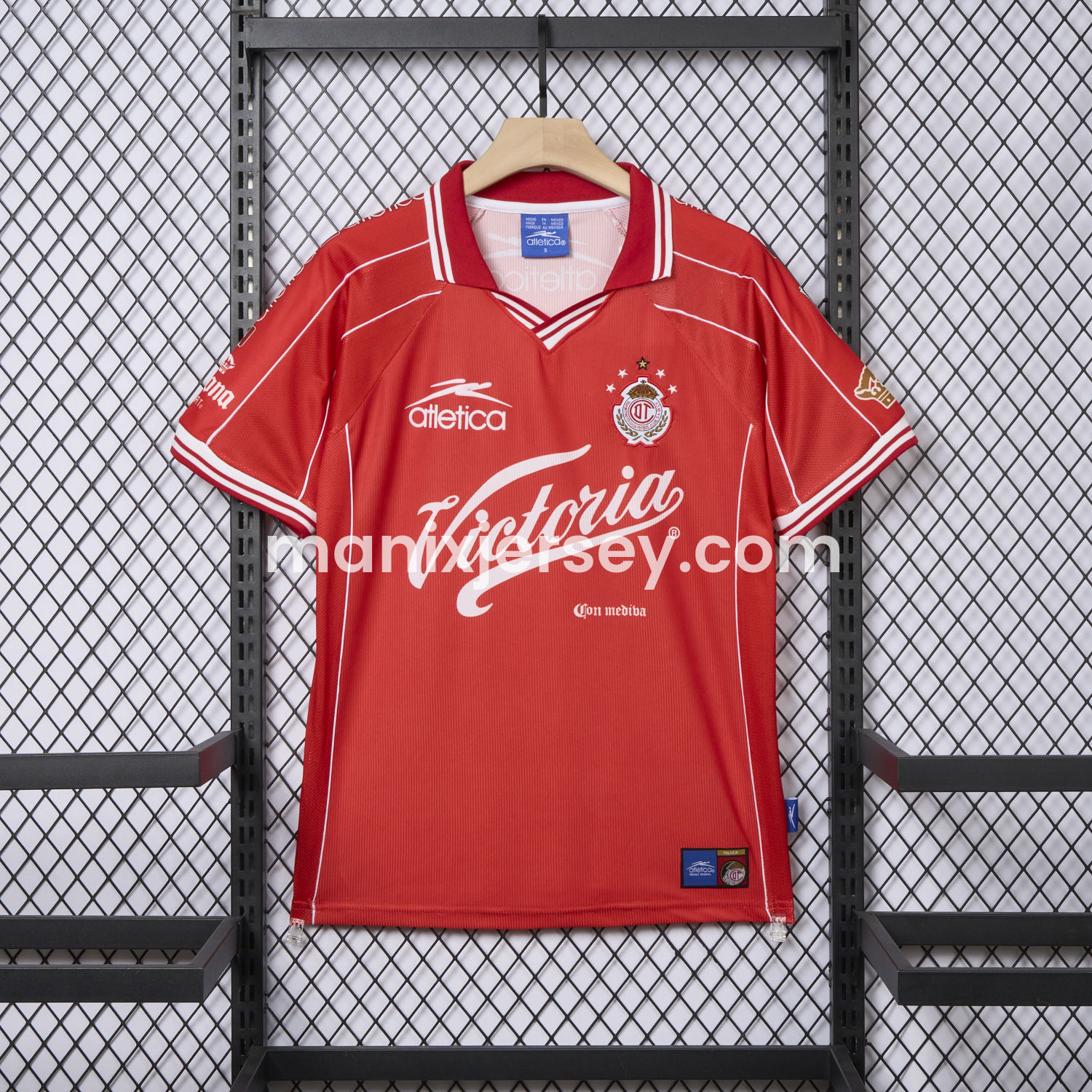 ManixJersey.com | Retro Toluca 1999-00 Home Jersey -Customize Name, Number and Patch | Worldwide Shipping