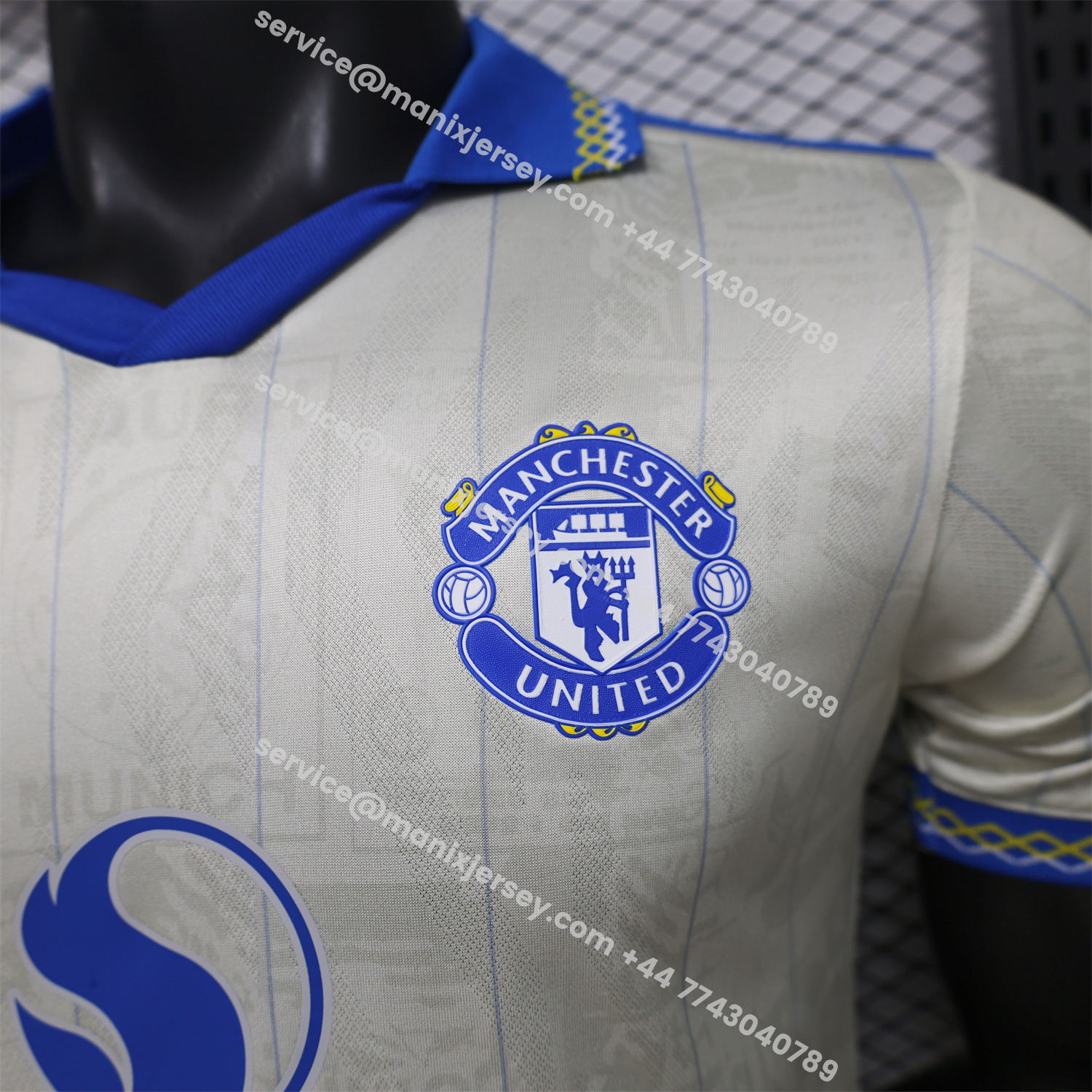 Manchester United 26-27 Terrace Icon Retro Casual Style Light Color Polo Jersey - Player Version:football jersey mysite: unitedjerseyfootball 邓江浪:football