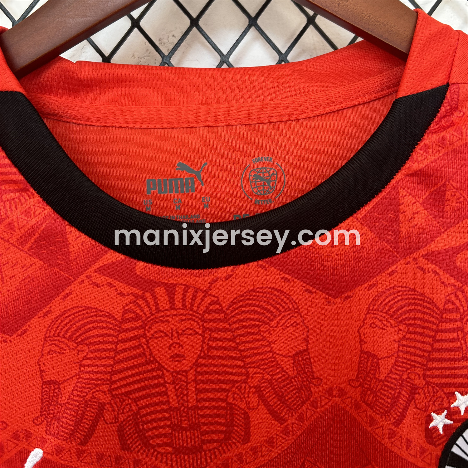 ManixJersey.com | Egypt 25-26 Home Jersey - Fans Version -Customize Name, Number and Patch | Worldwide Shipping