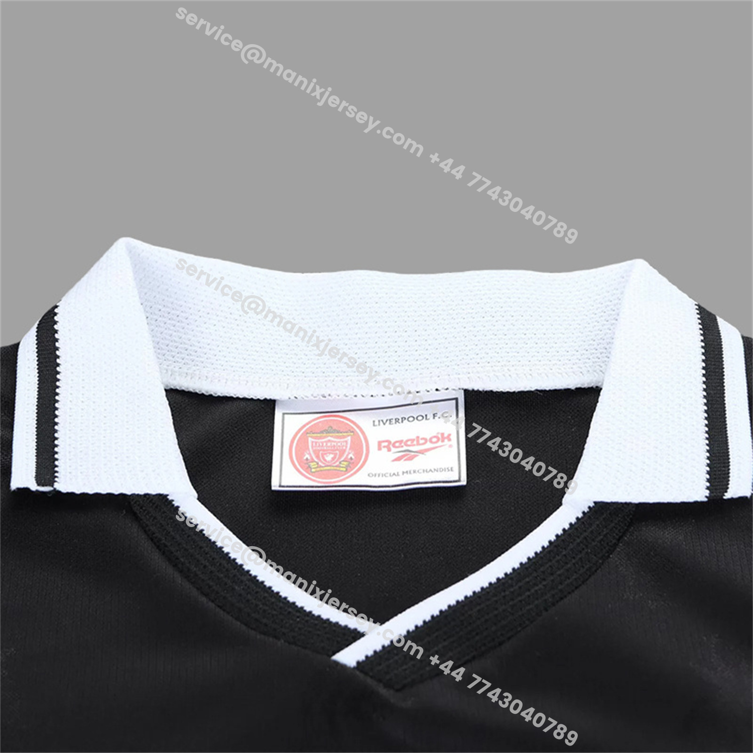 ManixJersey.com | Retro Liver.pool 1996-97 Black Special Kids Kit -Customize Name, Number and Patch | Worldwide Shipping