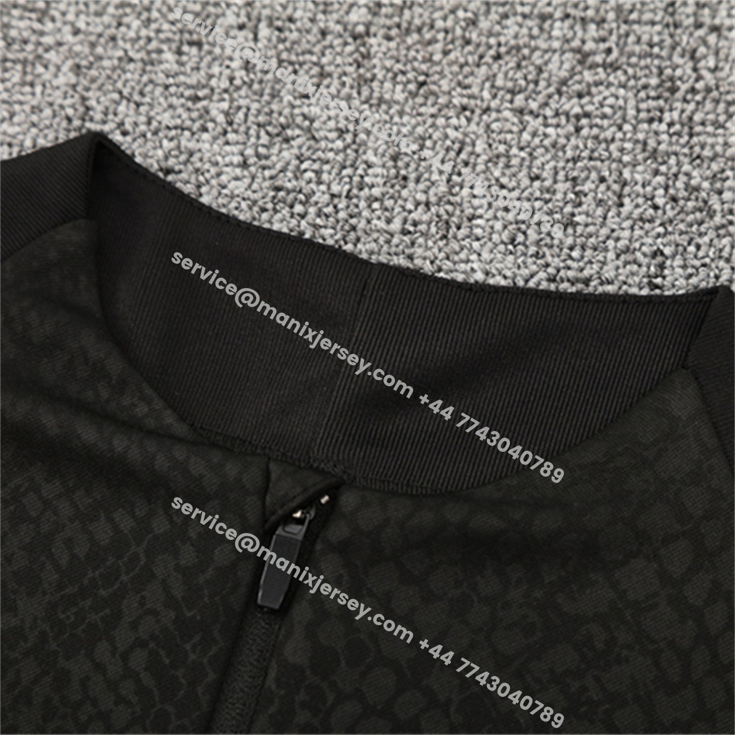 ManixJersey.com | Barcelona 25-26 X KB Long Sleeve Training Set - Black Top & Black Pants -Customize Name, Number and Patch | Worldwide Shipping