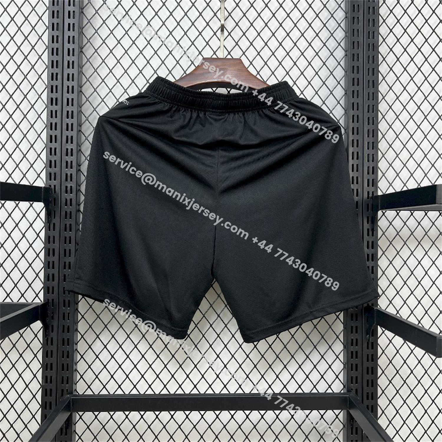 ManixJersey.com | Manchester City 25-26 Away Black Shorts - Fans Version -Customize Name, Number and Patch | Worldwide Shipping