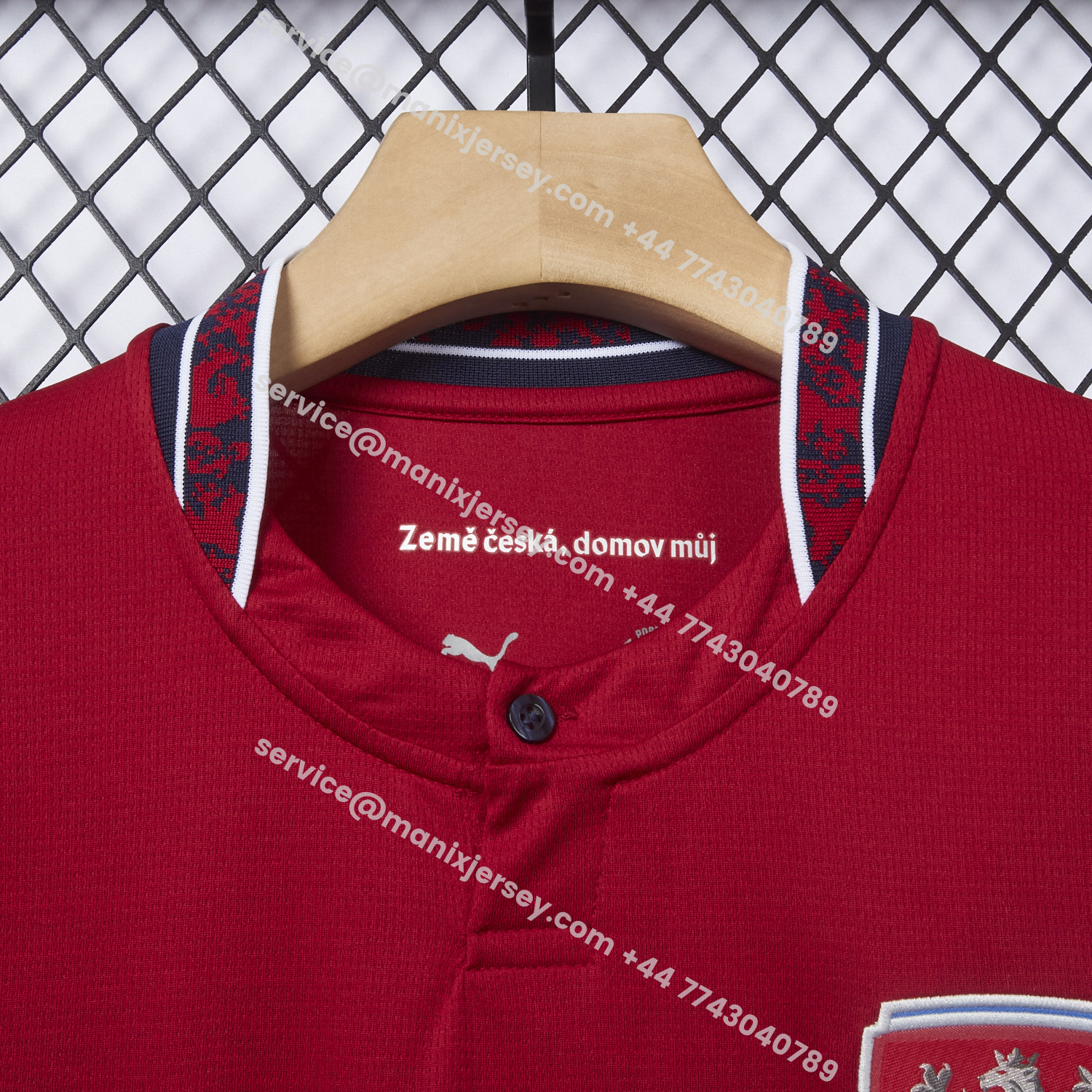 ManixJersey.com | Czech Republic 2026 Home Jersey - Fans Version -Customize Name, Number and Patch | Worldwide Shipping