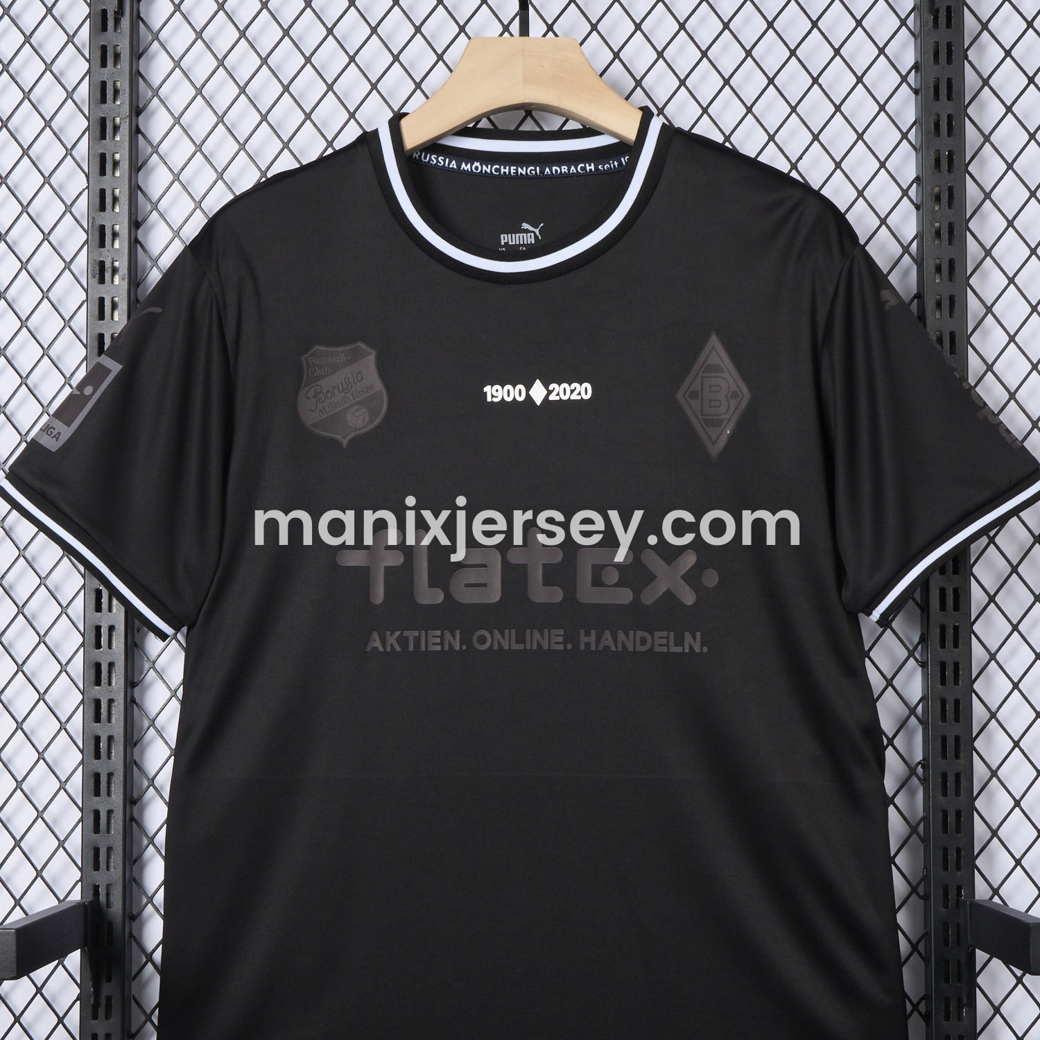 ManixJersey.com | Retro Borussia Mönchengladbach 2020-21 120th Anniversary Jersey -Customize Name, Number and Patch | Worldwide Shipping