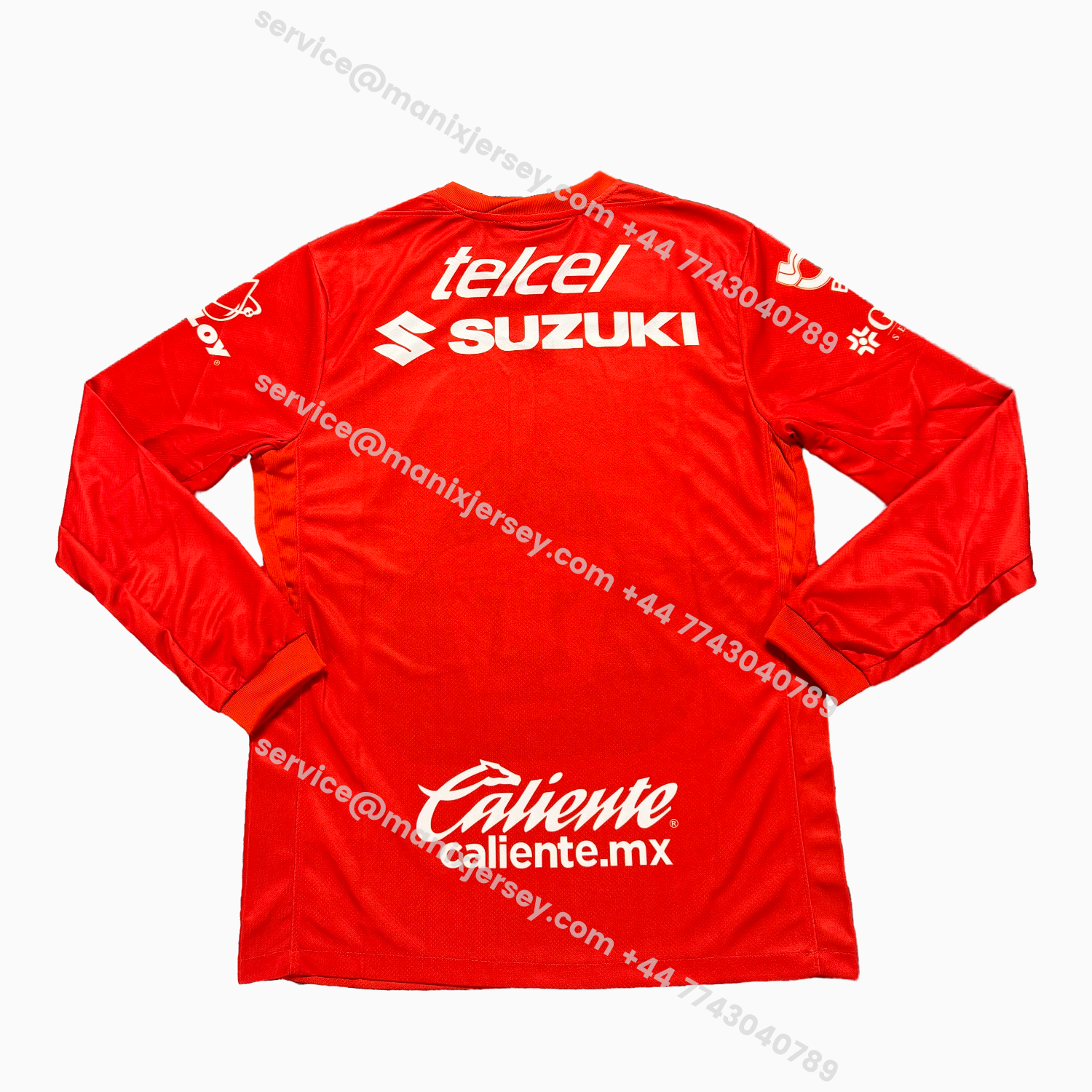 ManixJersey.com | Pumas UNAM 25-26 Orange Goalkeeper Long Sleeves Jersey - Fans Version -Customize Name, Number and Patch | Worldwide Shipping