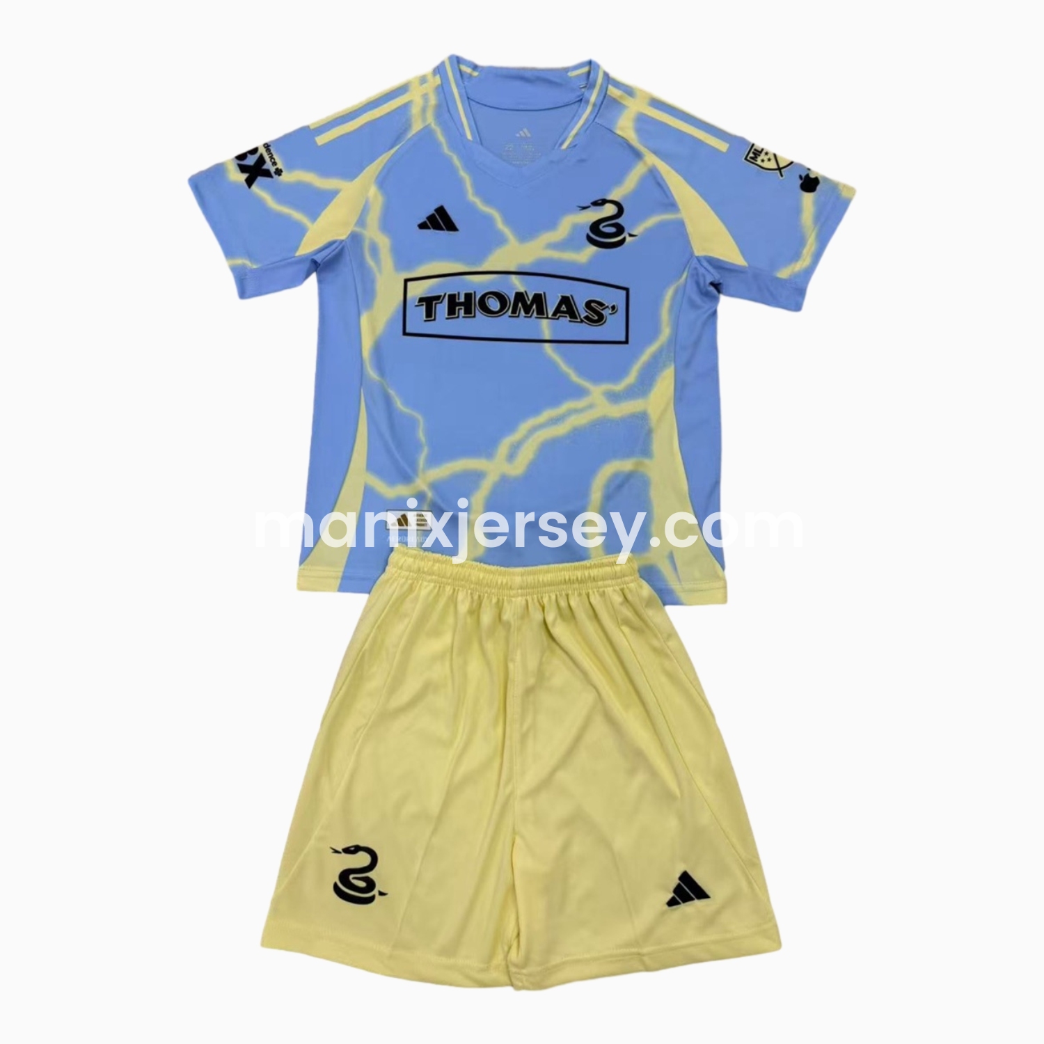 ManixJersey.com | Philadelphia Union 2025 Away Men's Adult Jersey Set - Fans Version -Customize Name, Number and Patch | Worldwide Shipping