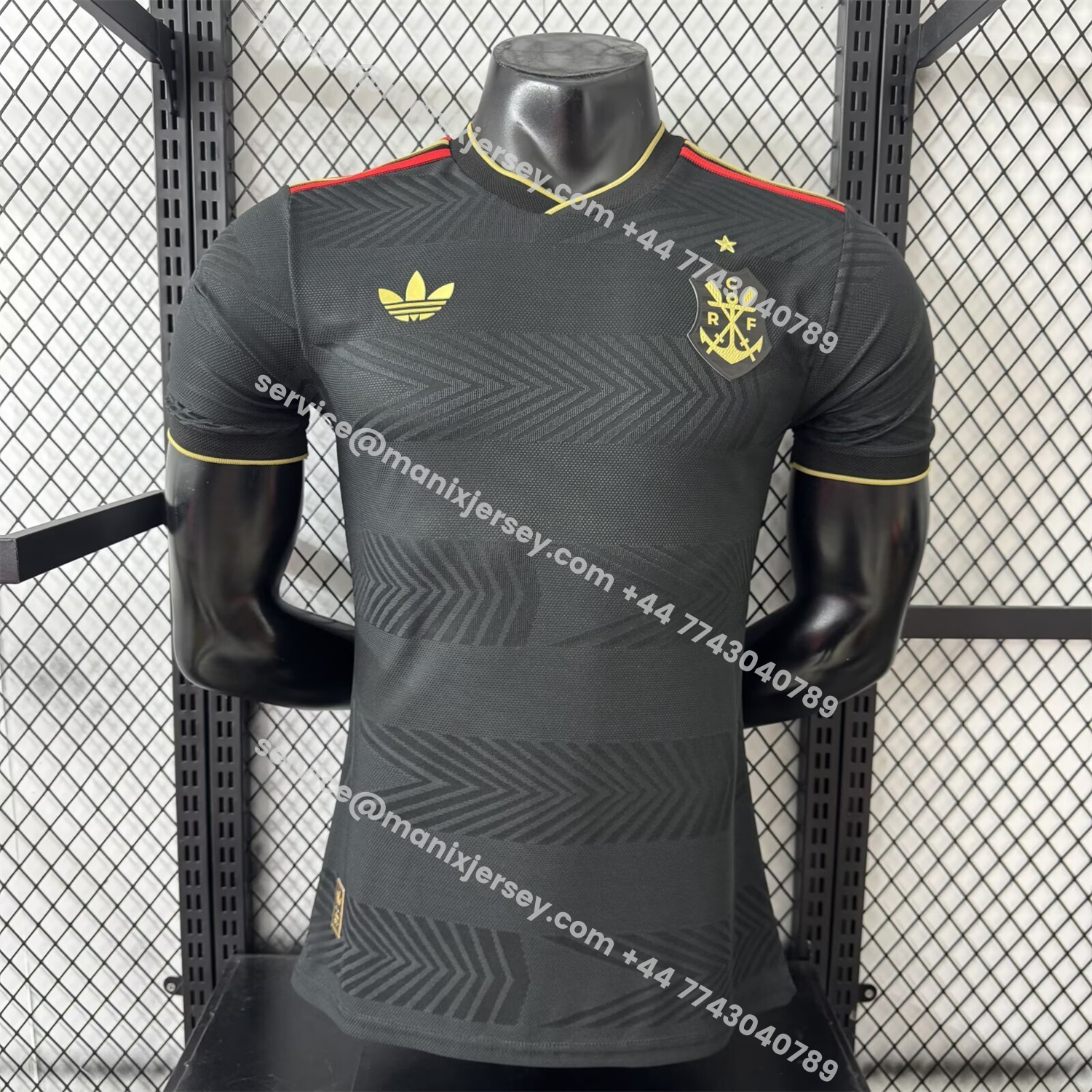 ManixJersey.com | Flamengo 25-26 Black Special Jersey - Player Version -Customize Name, Number and Patch | Worldwide Shipping