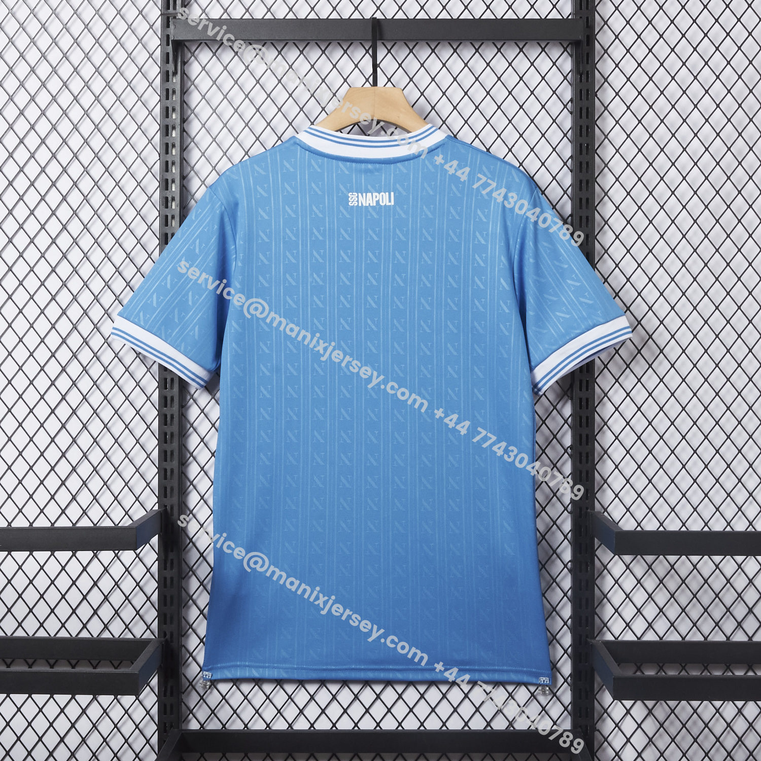 ManixJersey.com | Napoli 25-26 European Home Blue Jersey - Fans Version -Customize Name, Number and Patch | Worldwide Shipping