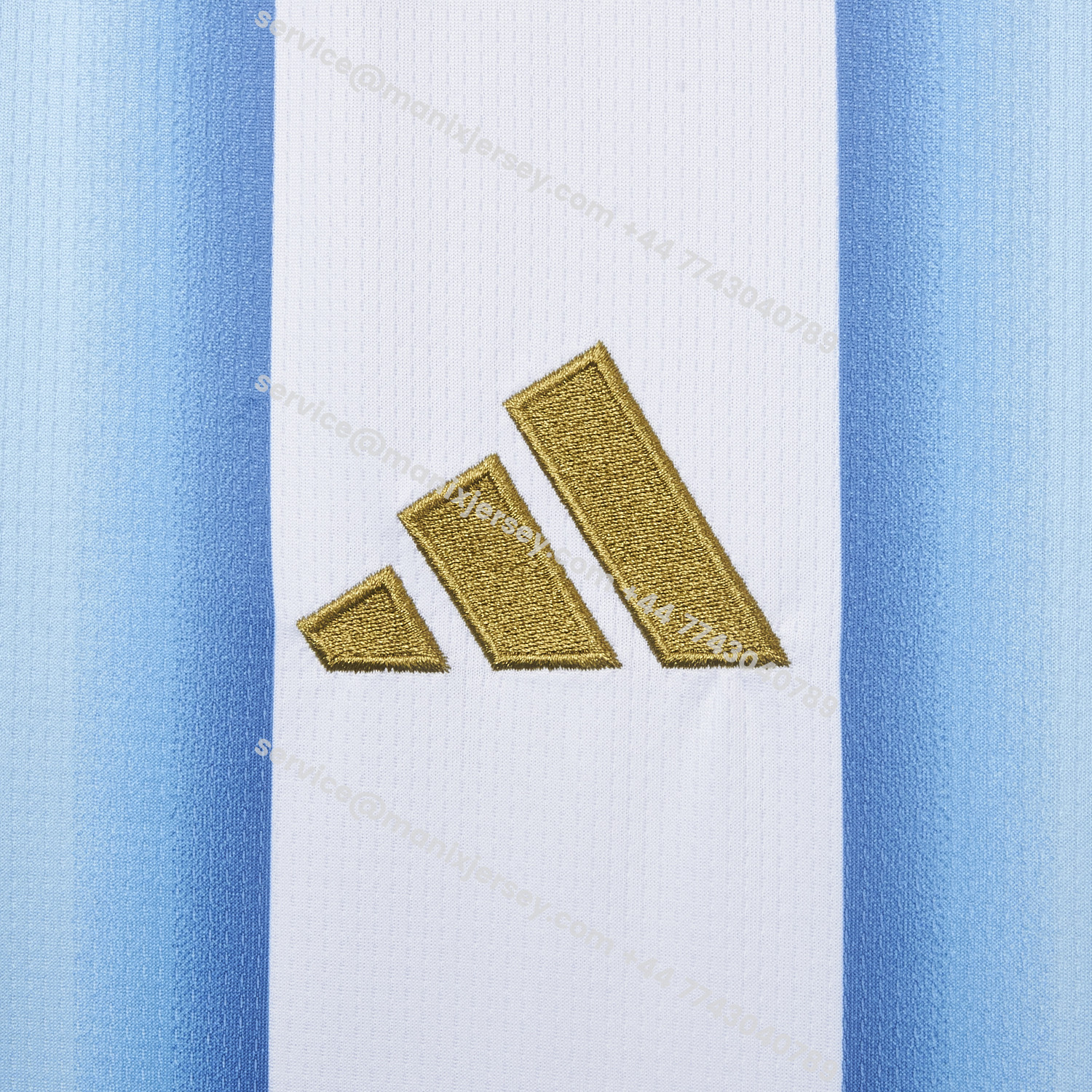 ManixJersey.com | Argentina 2026 Home Jersey Without Chest Patch - Fans Version -Customize Name, Number and Patch | Worldwide Shipping