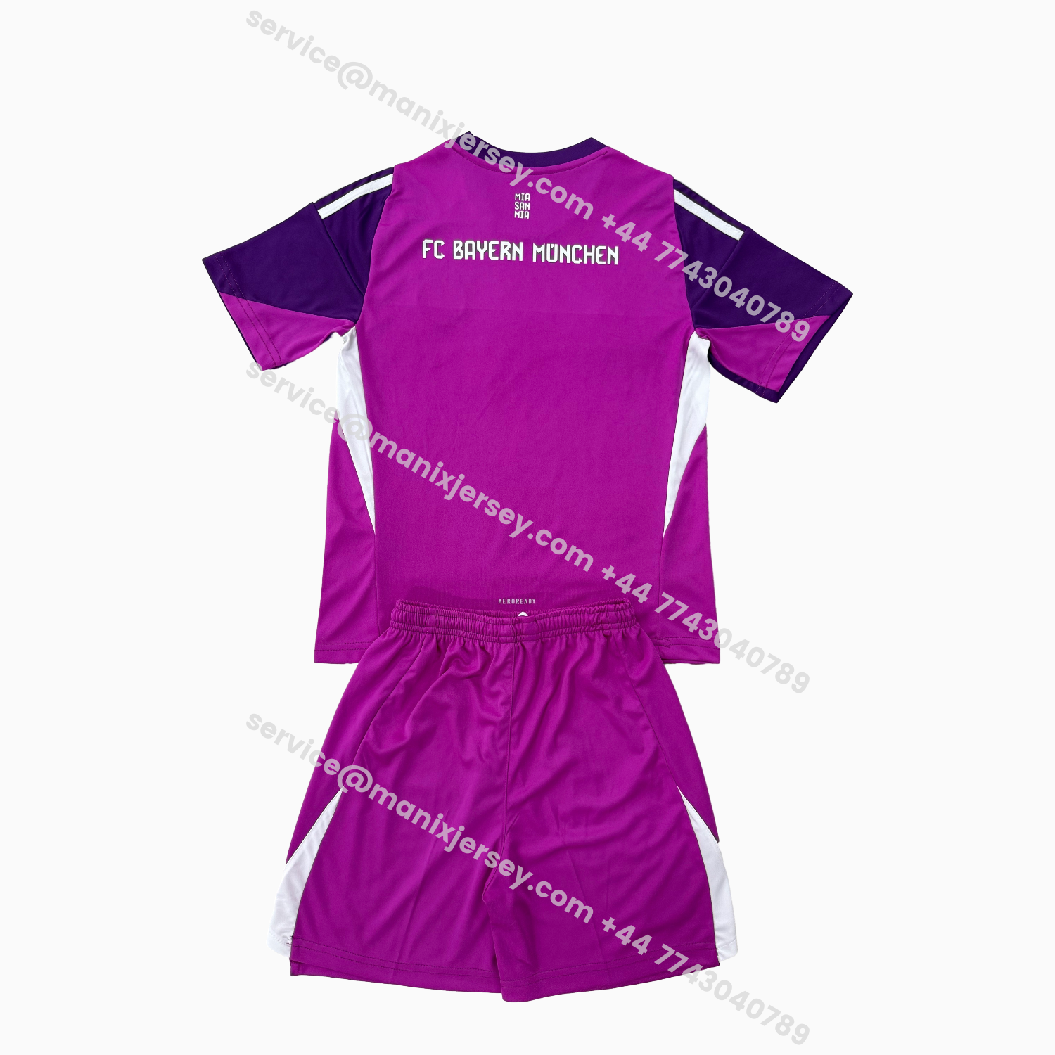 ManixJersey.com | Bayern Munich 25-26 Pueple Goalkeeper Men's Adult Jersey Set - Fans Version -Customize Name, Number and Patch | Worldwide Shipping