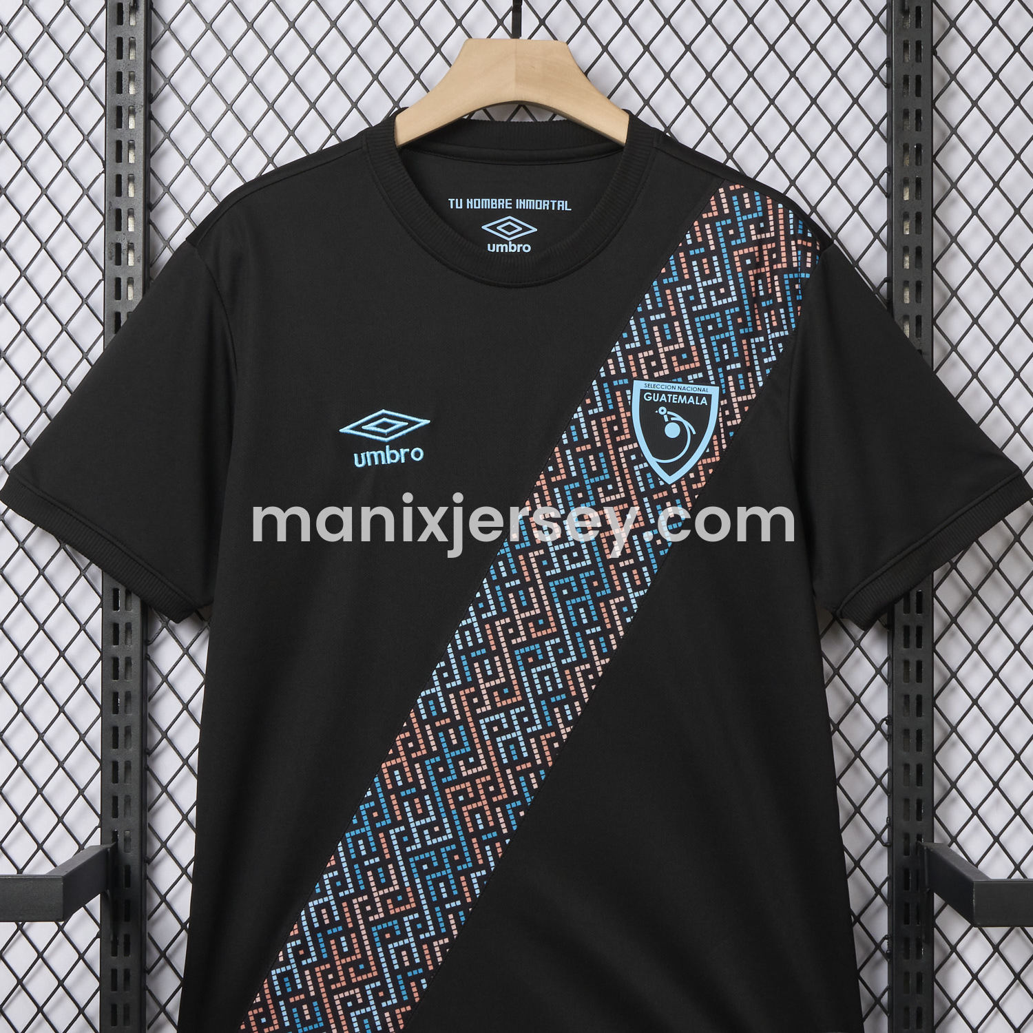 ManixJersey.com | Guatemala 25-26 Third Black Jersey - Fans Version -Customize Name, Number and Patch | Worldwide Shipping