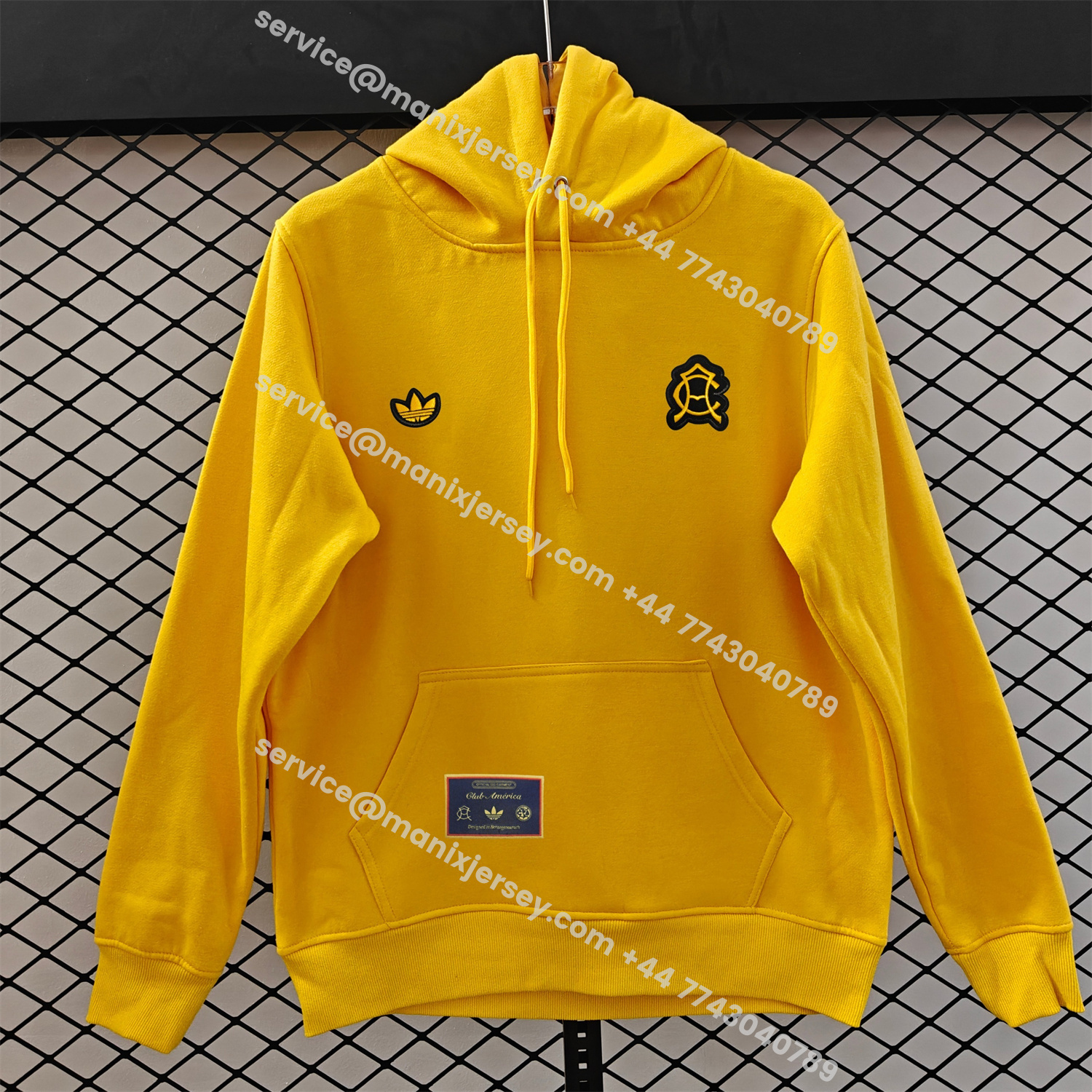 ManixJersey.com | Club América 25-26 Originals Terrace Icon Unisex Pullover Hoodie -Customize Name, Number and Patch | Worldwide Shipping
