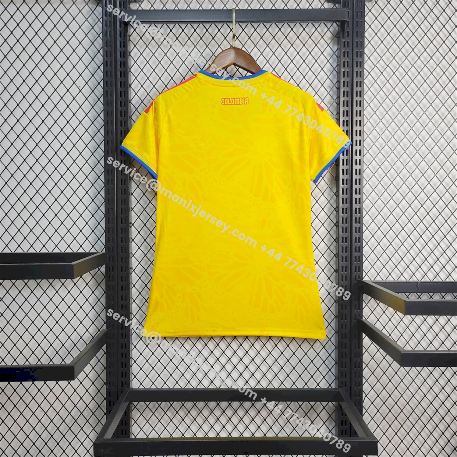 ManixJersey.com | Women's Colombia 2026 Home Jersey - Fans Version -Customize Name, Number and Patch | Worldwide Shipping