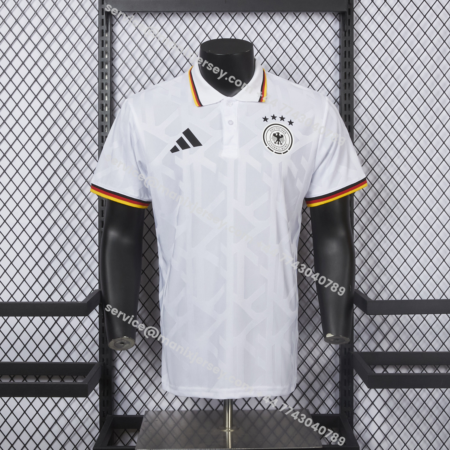 Germany 2026 White Special Edition Polo Jersey - Player Version:football jersey mysite: unitedjerseyfootball 邓江浪:football