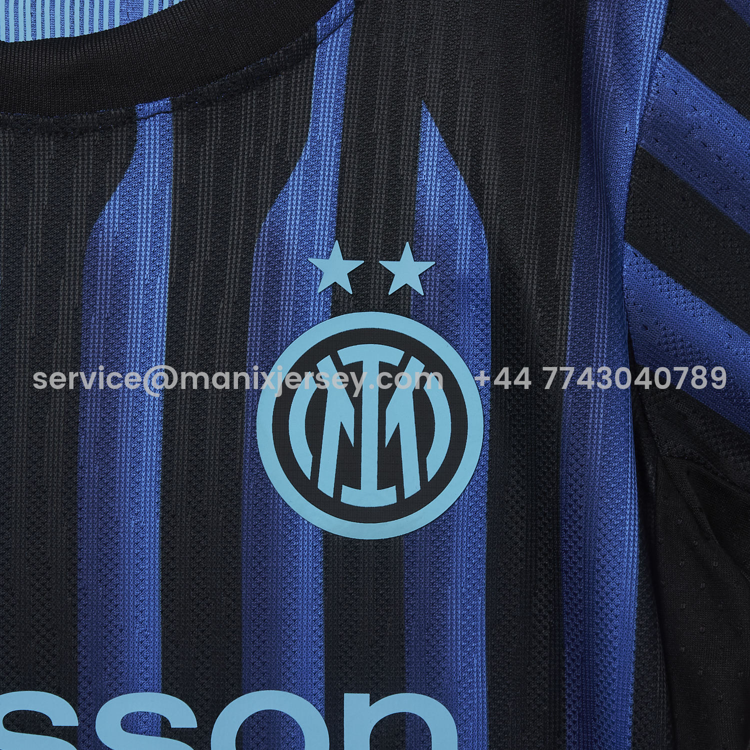 ManixJersey.com | Inter Milan 25-26 Home Kids Kit - Player Version -Customize Name, Number and Patch | Worldwide Shipping