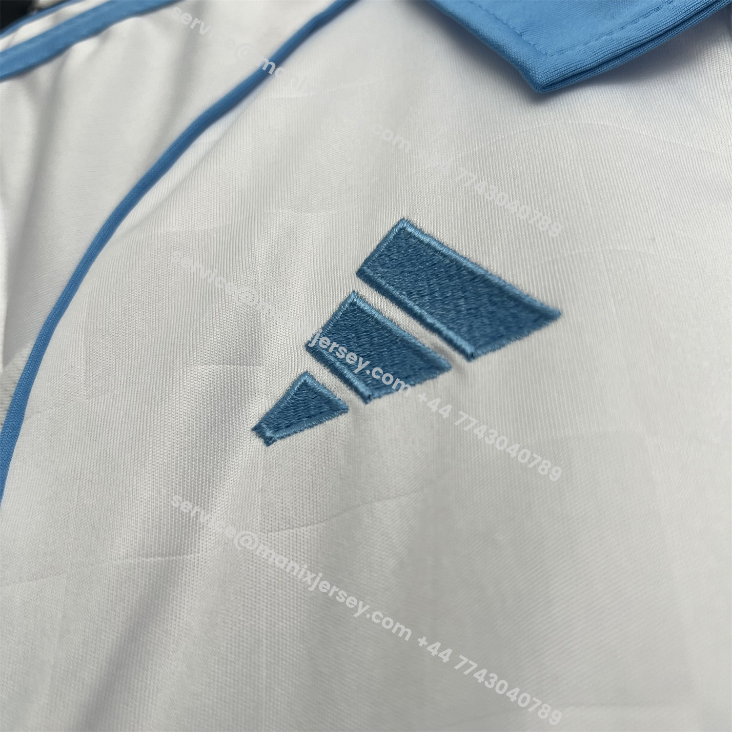 ManixJersey.com | Real Zaragoza 25-26 Home Kids Kit -Customize Name, Number and Patch | Worldwide Shipping