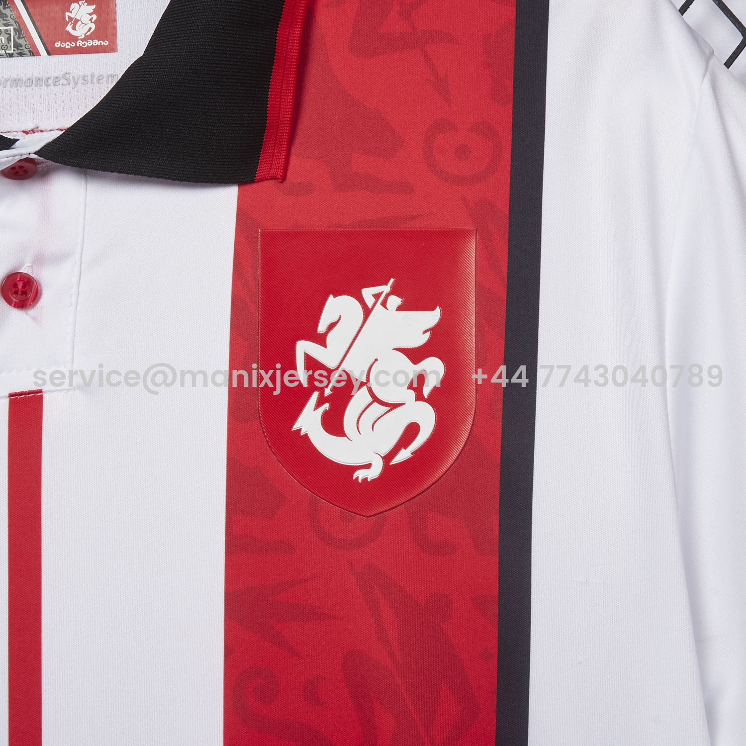 ManixJersey.com | Georgia 25-26 Home Jersey - Fans Version -Customize Name, Number and Patch | Worldwide Shipping