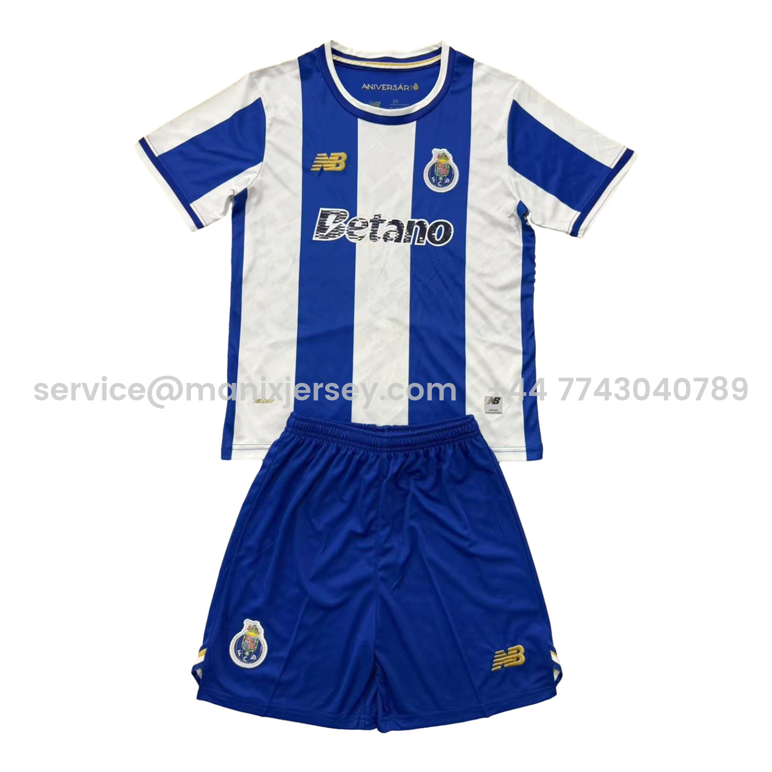 ManixJersey.com | Porto 25-26 Home Men's Adult Jersey Set - Fans Version -Customize Name, Number and Patch | Worldwide Shipping