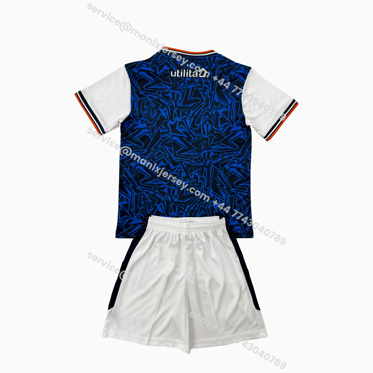 ManixJersey.com | Luton Town 25-26 Away Men's Adult Jersey Set - Fans Version -Customize Name, Number and Patch | Worldwide Shipping