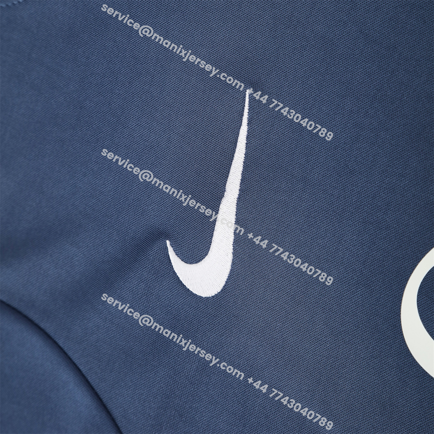 ManixJersey.com | Paris Saint-Germain PSG 25-26 Short-Sleeve Training Set - Deep Blue Top & Deep Blue Shorts -Customize Name, Number and Patch | Worldwide Shipping