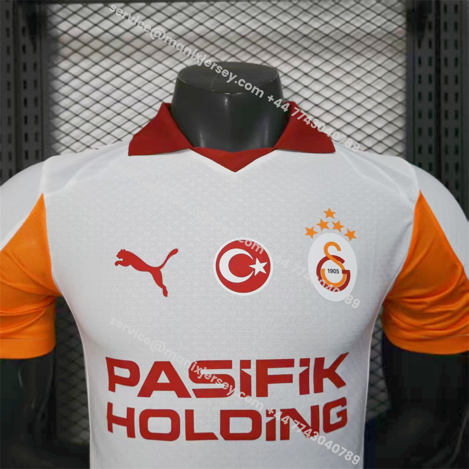 ManixJersey.com | Galatasaray 25-26 Away Jersey With Five Stars - Player Version -Customize Name, Number and Patch | Worldwide Shipping