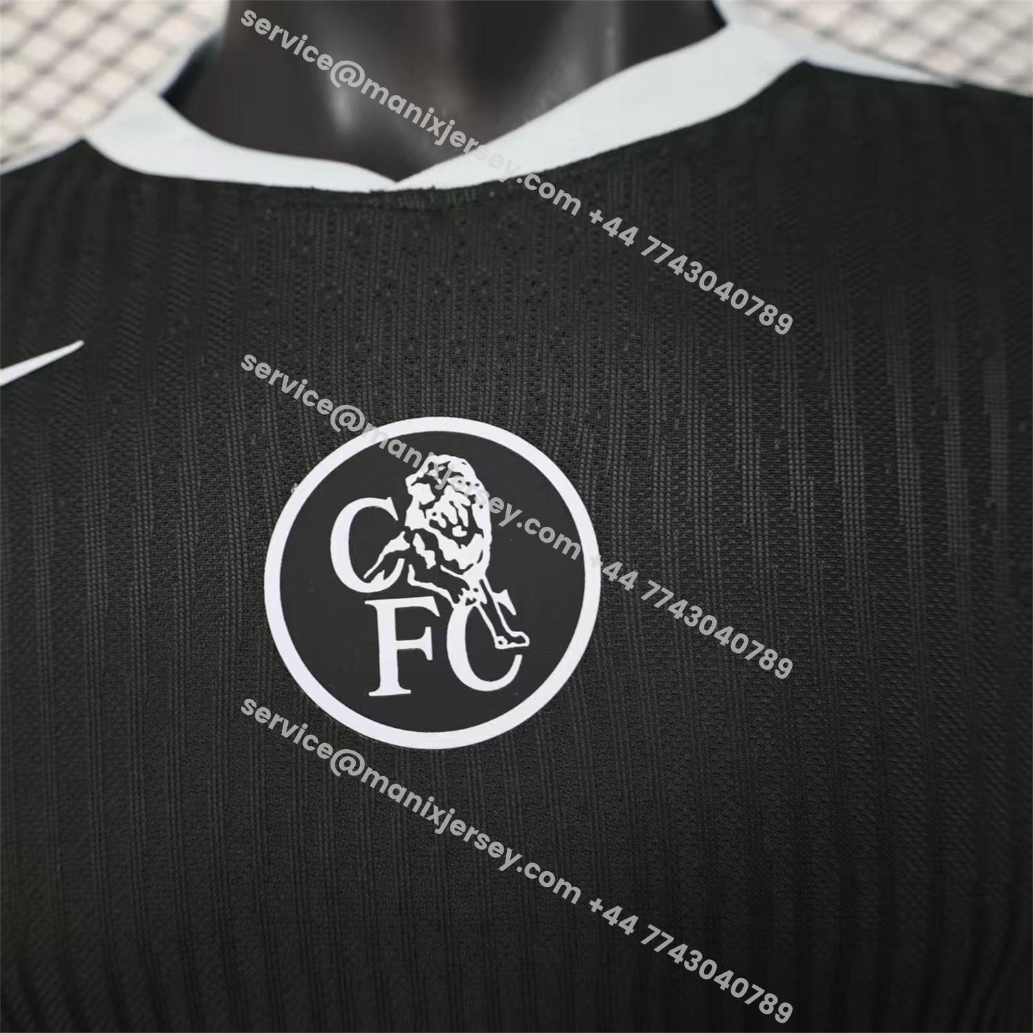 ManixJersey.com | C.H.E.L.S.E.A 25-26 Third Long Unsponsored Black Jersey - Player Version -Customize Name, Number and Patch | Worldwide Shipping