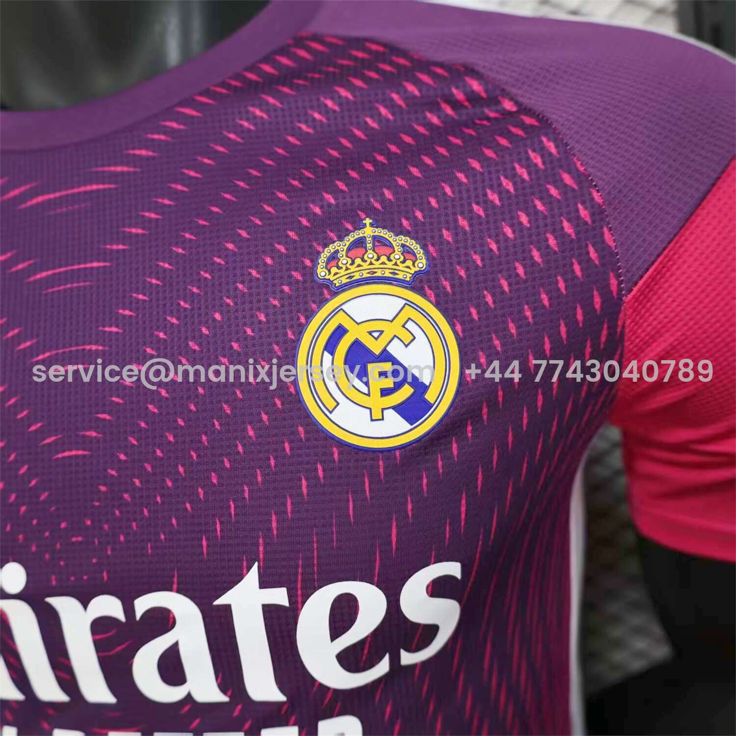 ManixJersey.com | Real Madrid 25-26 Pink Purple Goalkeeper Jersey - Player Version -Customize Name, Number and Patch | Worldwide Shipping