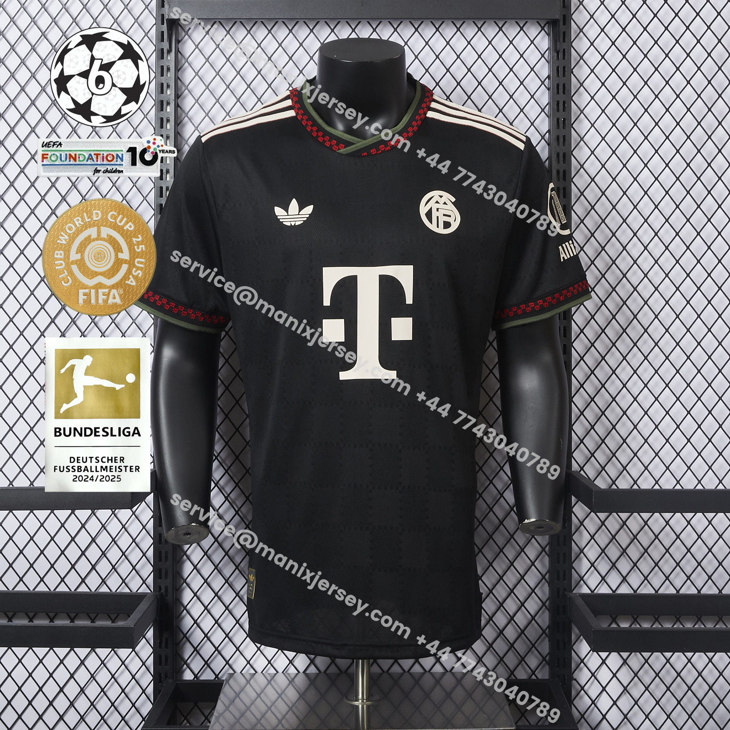 ManixJersey.com | Bayern Munich 25-26 Third Jersey - Player Version -Customize Name, Number and Patch | Worldwide Shipping