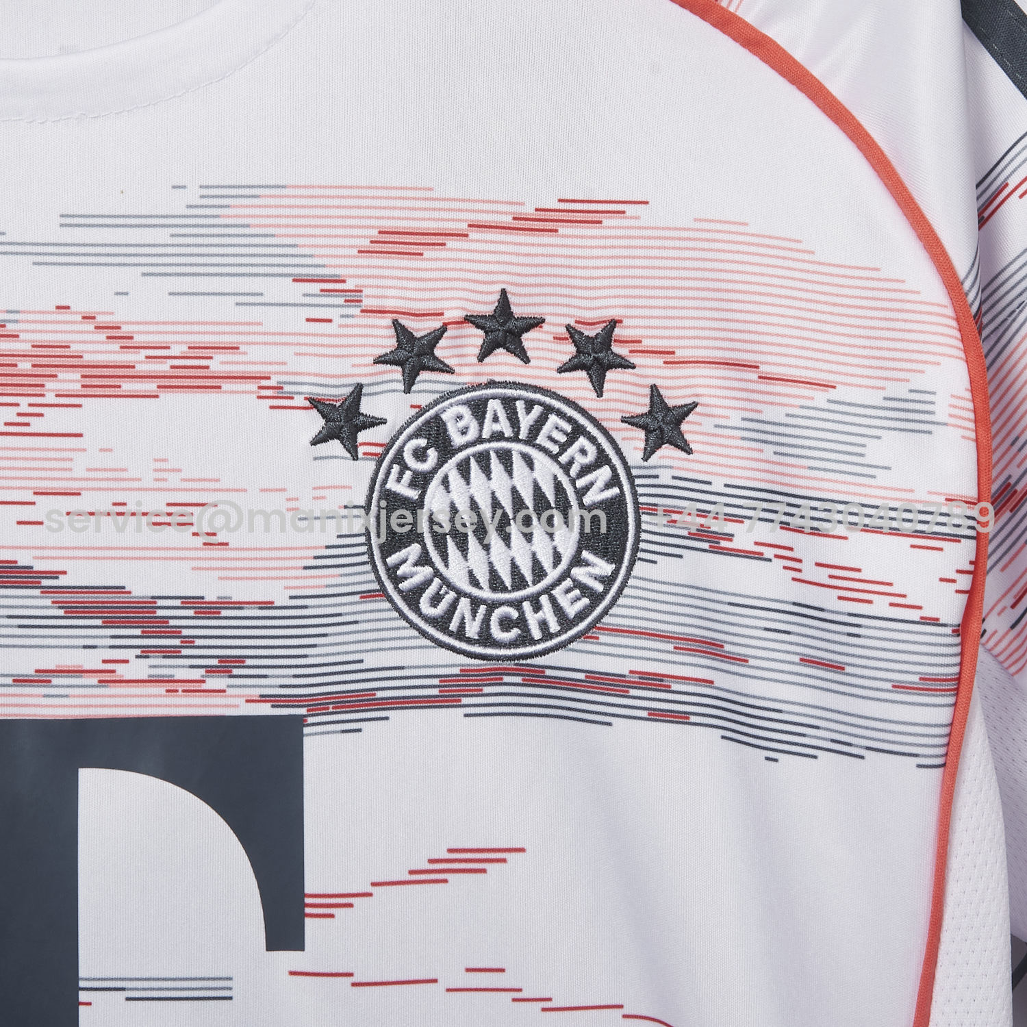ManixJersey.com | Bayern Munich 25-26 Away White Jersey - Fans Version -Customize Name, Number and Patch | Worldwide Shipping
