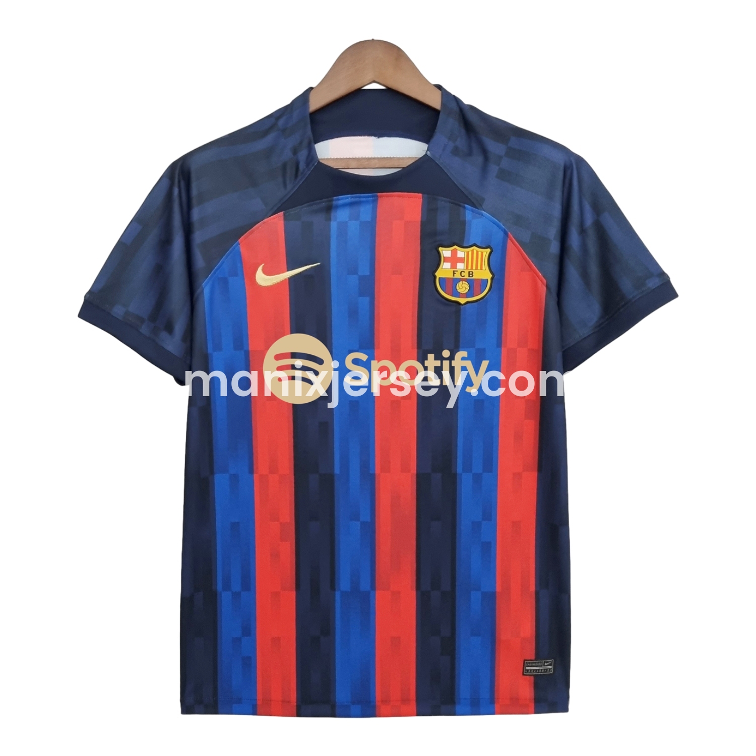 ManixJersey.com | Retro Barcelona 22-23 Home Jersey -Customize Name, Number and Patch | Worldwide Shipping