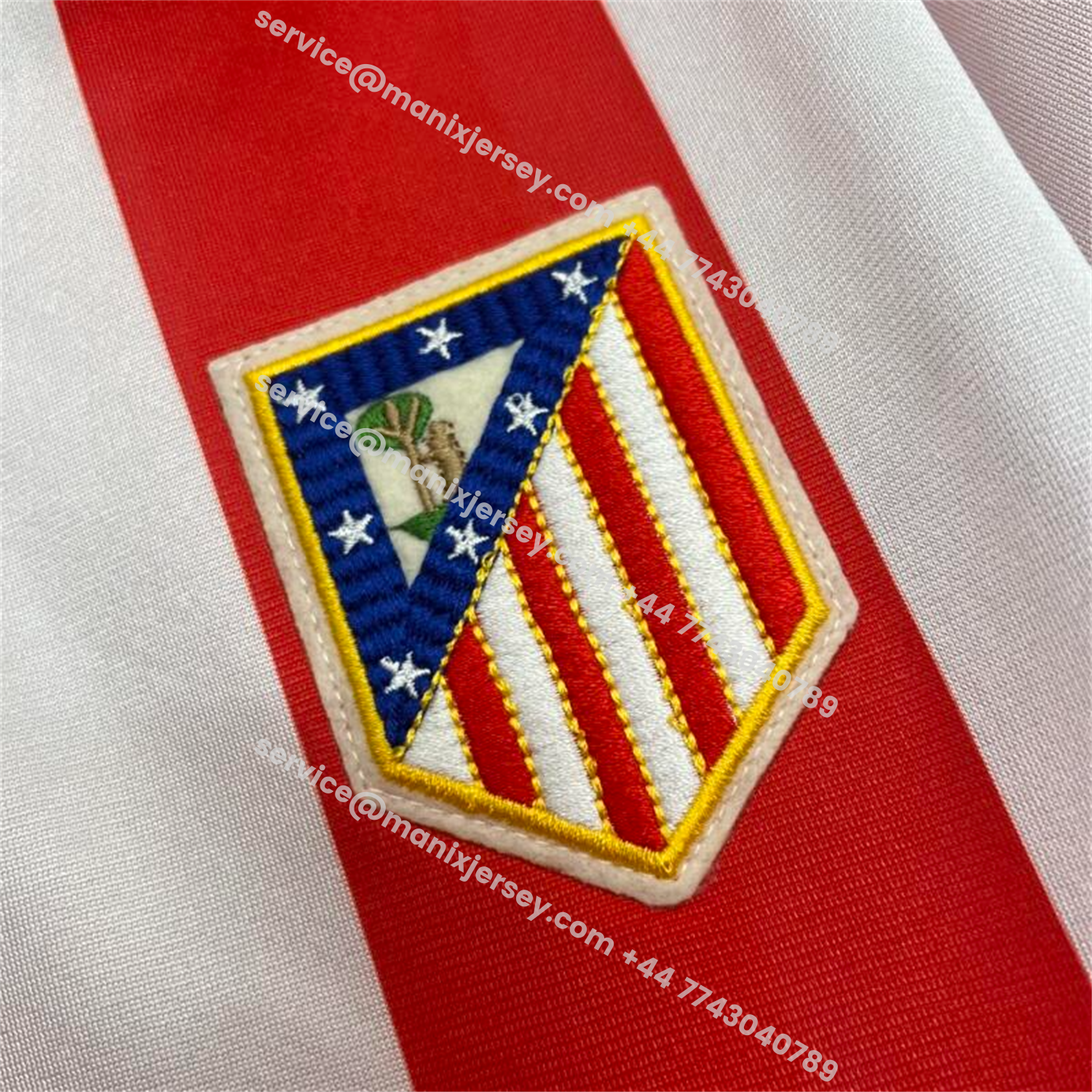 ManixJersey.com | Retro Atletico Madrid 1982-83 Home Jersey -Customize Name, Number and Patch | Worldwide Shipping