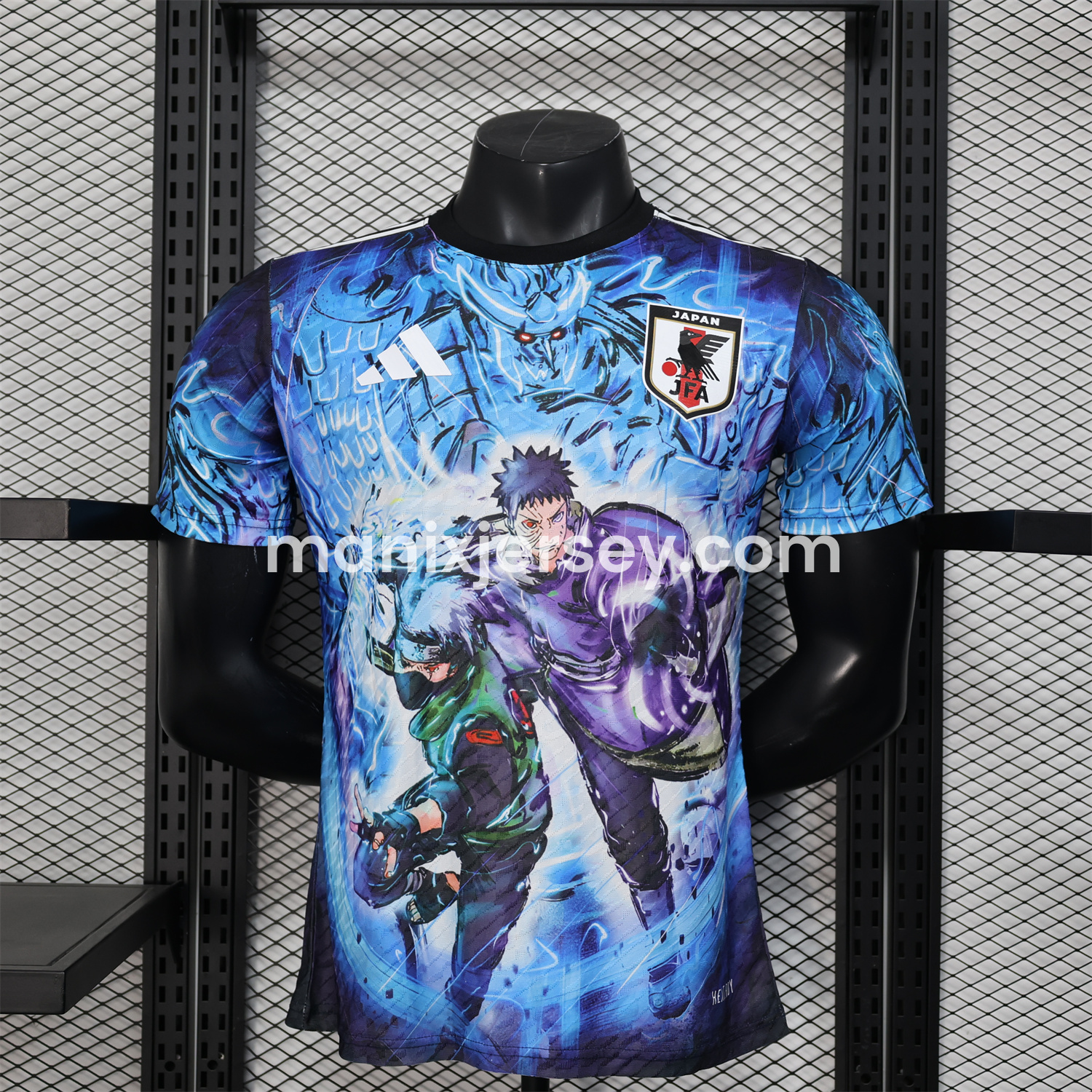 ManixJersey.com | Japan 25-26 Kakashi and Obito Blue Special Jersey - Player Version -Customize Name, Number and Patch | Worldwide Shipping