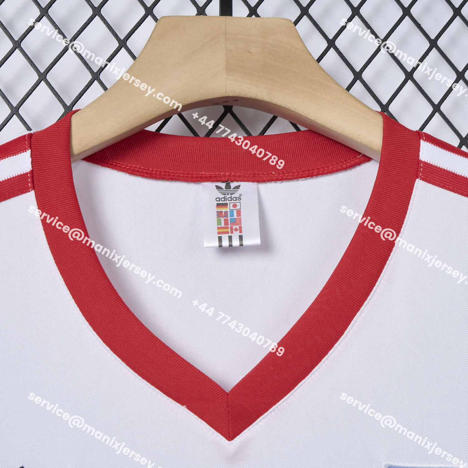 ManixJersey.com | Retro Hamburger SV 1988 Home Jersey -Customize Name, Number and Patch | Worldwide Shipping
