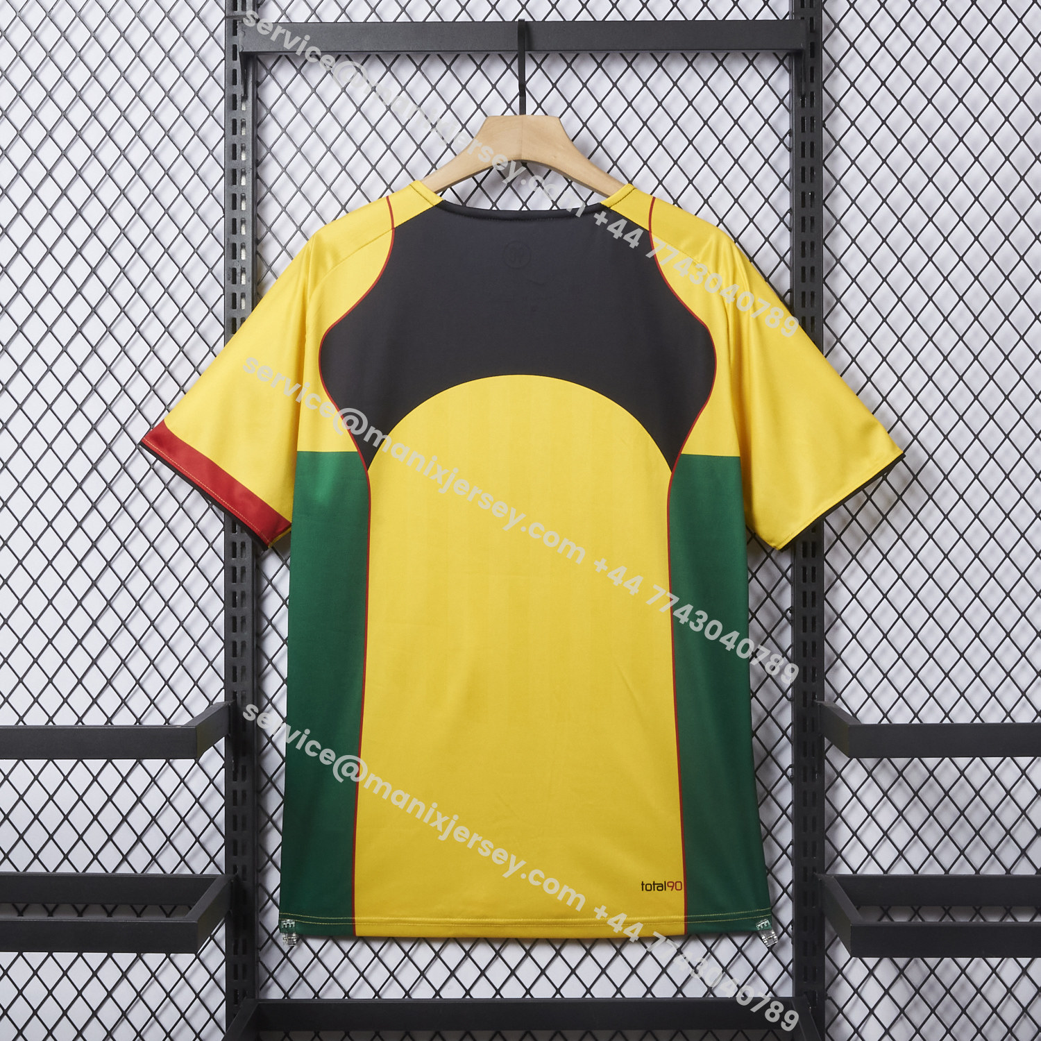 ManixJersey.com | Brazil 25-26 Retro Style Total 90 Yellow Jersey - Fans Version -Customize Name, Number and Patch | Worldwide Shipping