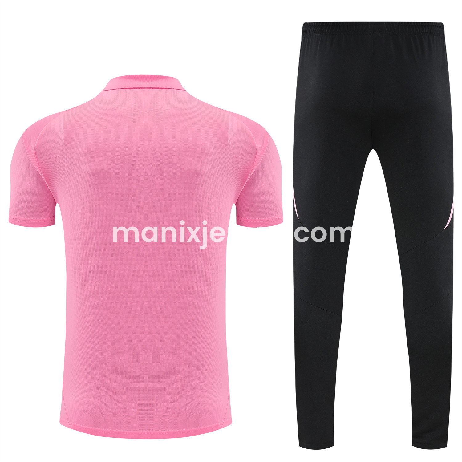 ManixJersey.com | INT M.A.M 25-26 POLO Short-Sleeve Training Set - Pink Top and Black Pants -Customize Name, Number and Patch | Worldwide Shipping