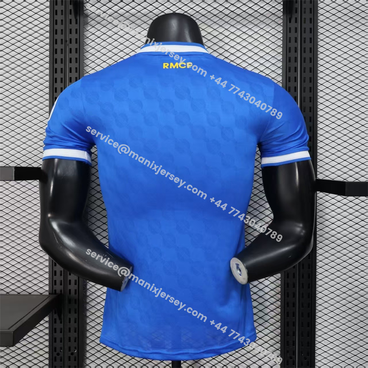 ManixJersey.com | Real Madrid 25-26 Third Blue Jersey - Player Version -Customize Name, Number and Patch | Worldwide Shipping