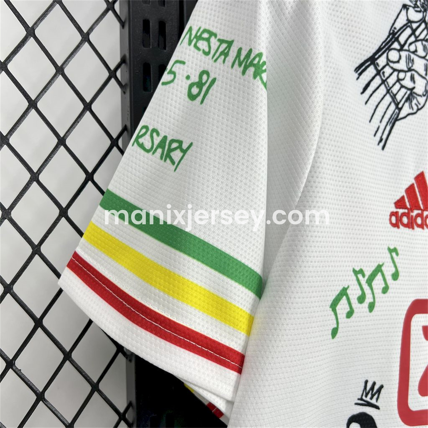 ManixJersey.com | Ajax x B-O-B Marly 2025-26 40th Special Edition Jersey - Fans Version -Customize Name, Number and Patch | Worldwide Shipping
