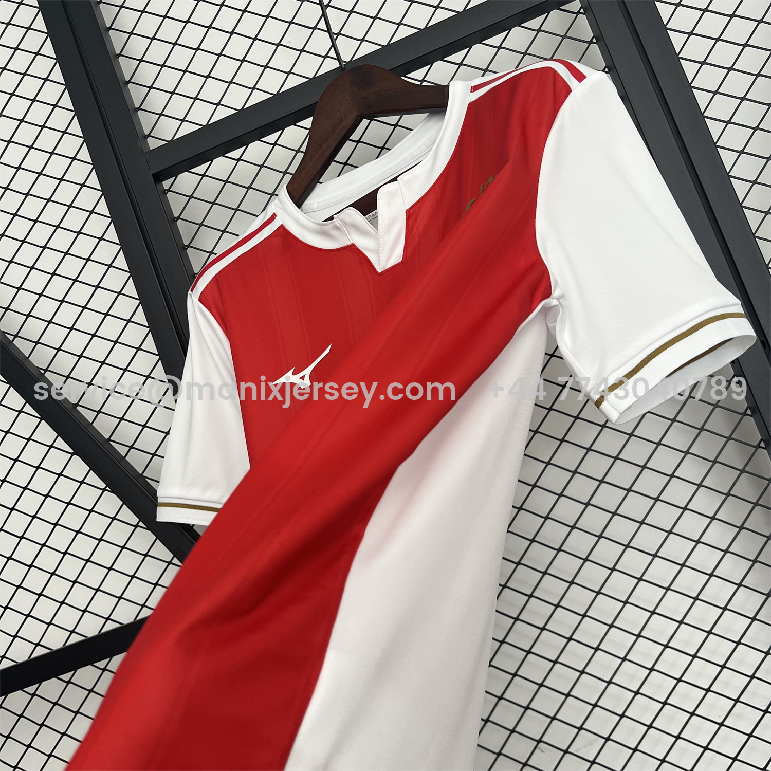 ManixJersey.com | AS Monaco 25-26 Home Jersey - Fans Version -Customize Name, Number and Patch | Worldwide Shipping